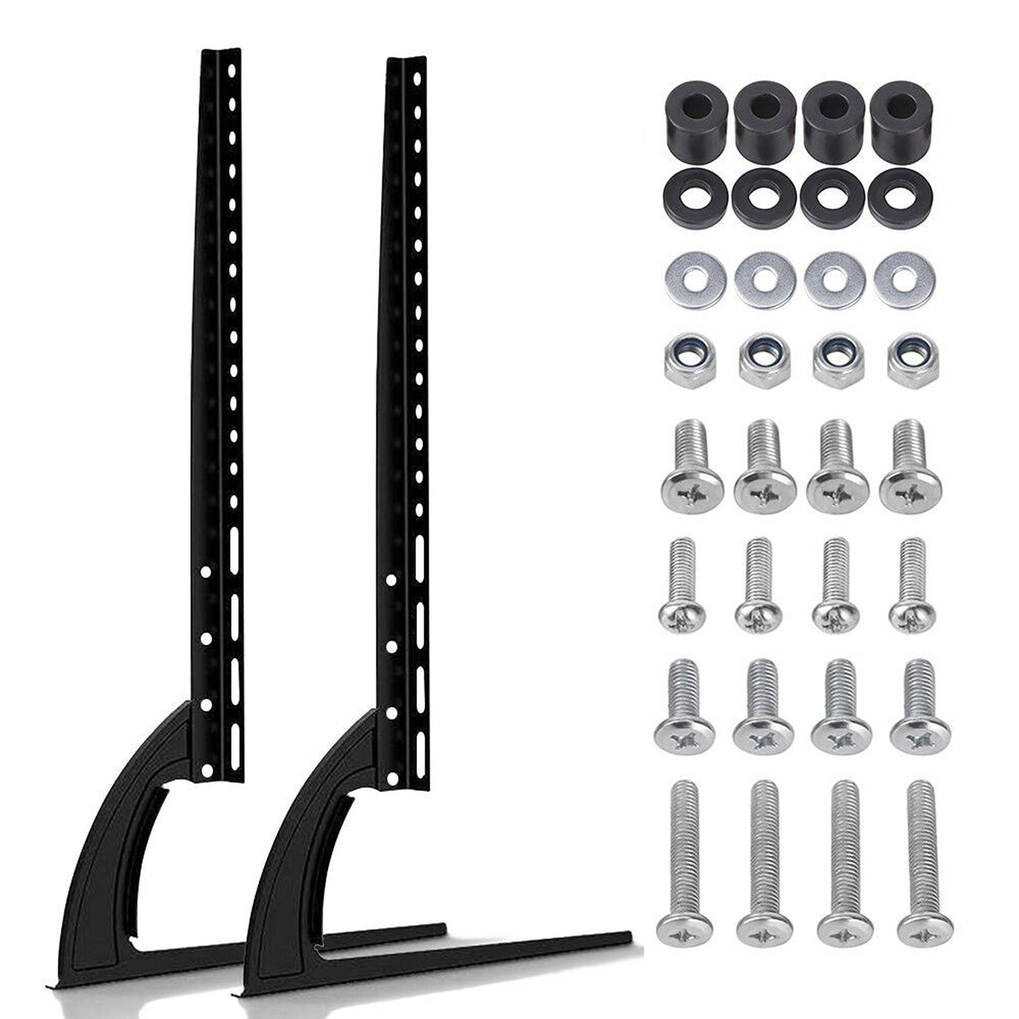 Universal TV Stand with Adjustable Legs for Desktop Base Fit 32-70 Inch Screens
