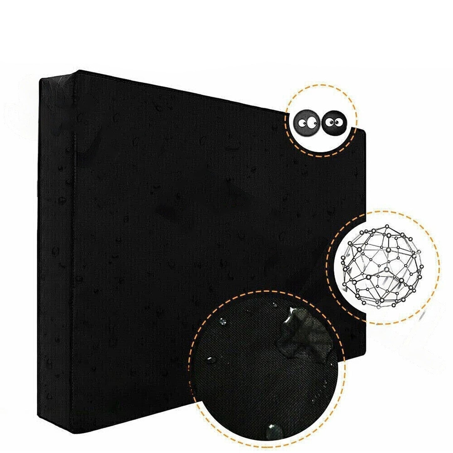 Outdoor TV Cover Dustproof and Waterproof for Flat Screen Televisions