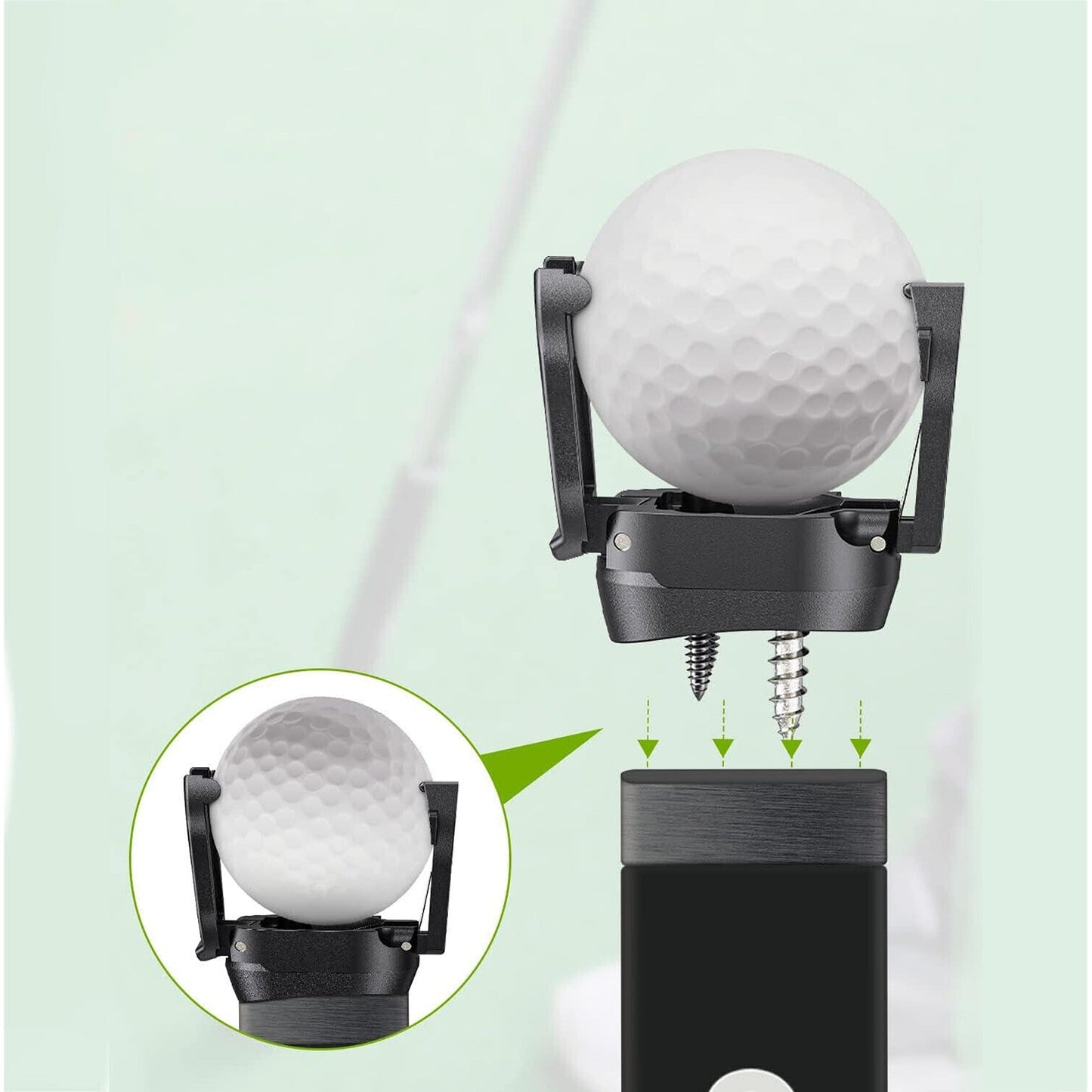 2pcs Golf Ball Retrieval Tool Back Saver Putt Retriever for Putter Grip