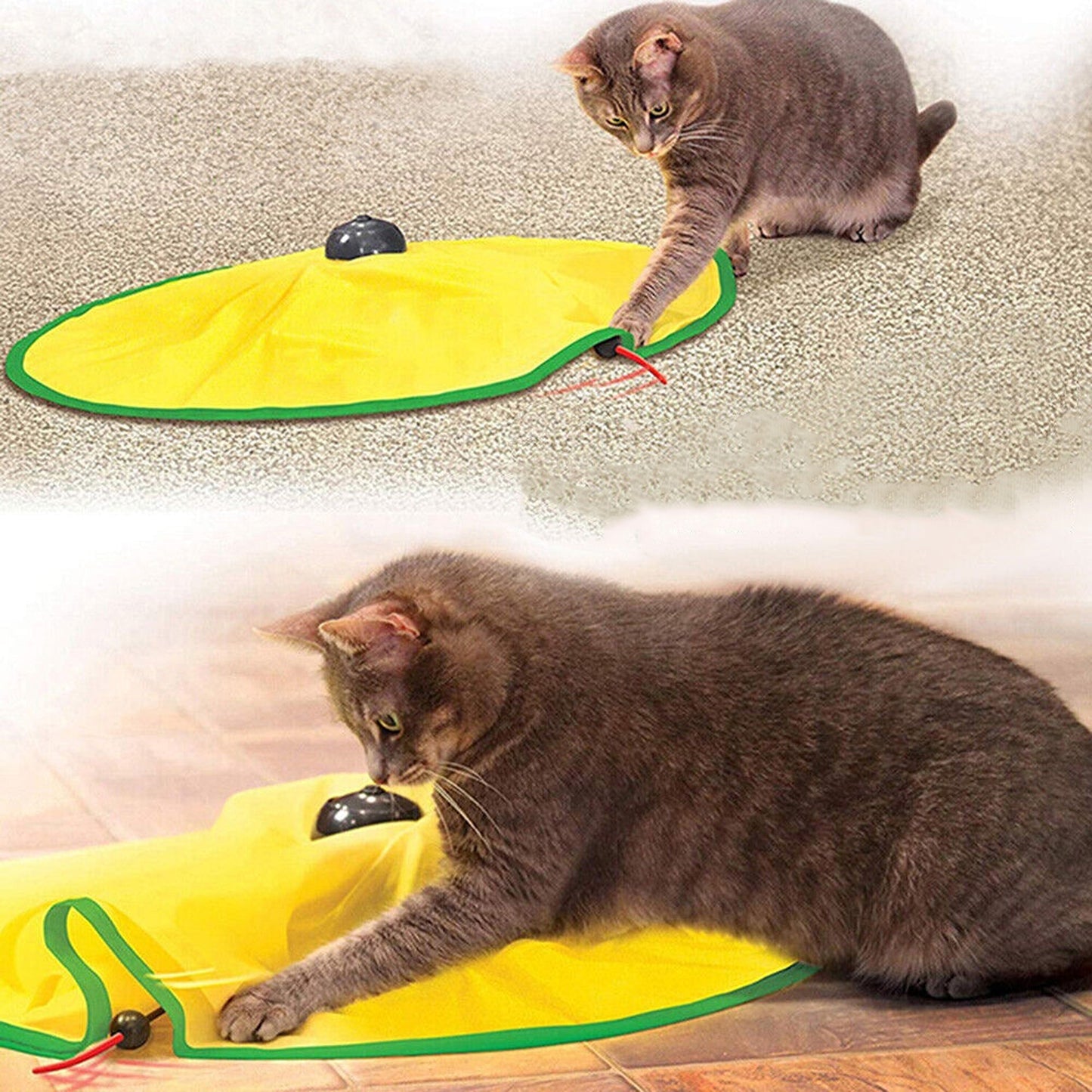 Interactive Cat Toy with Rotating Mouse Electronic Puzzle for Pets