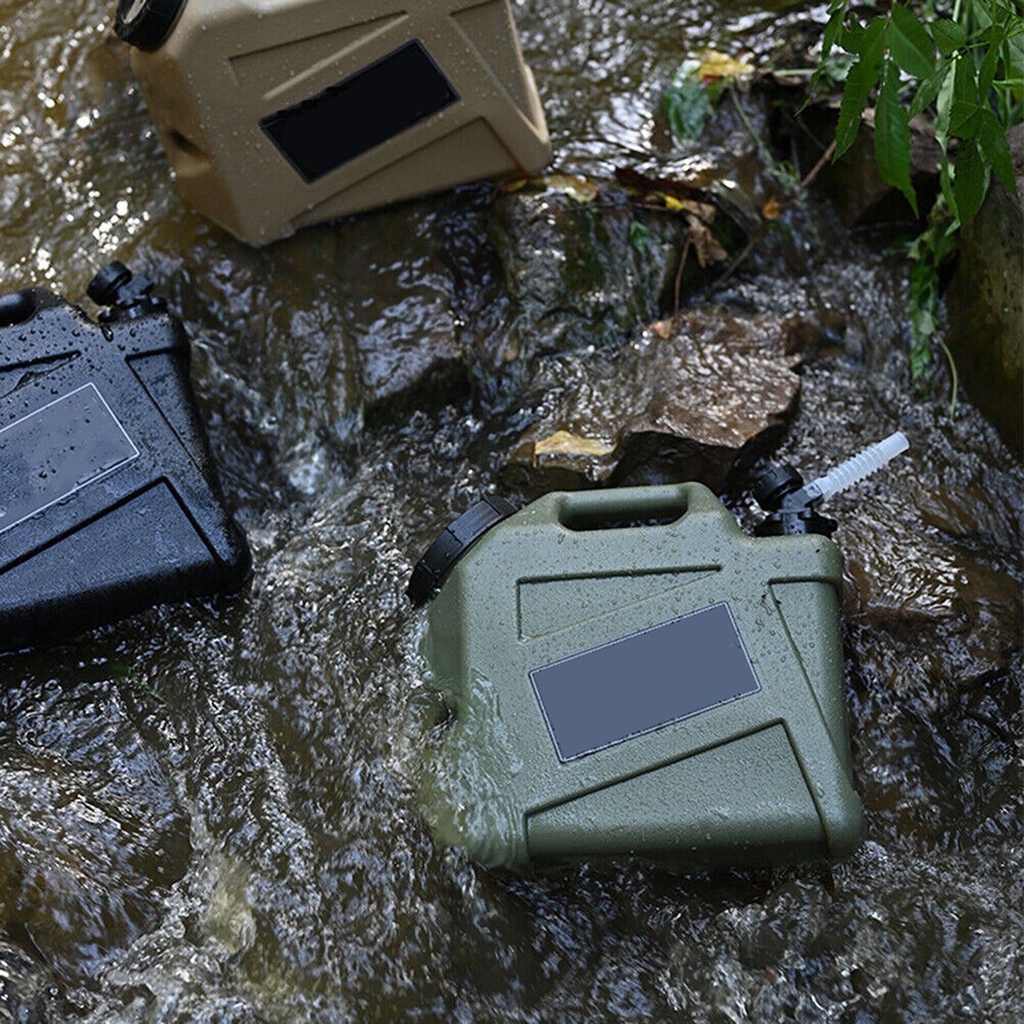12L Portable Outdoor Camping Water Container with Storage Tap