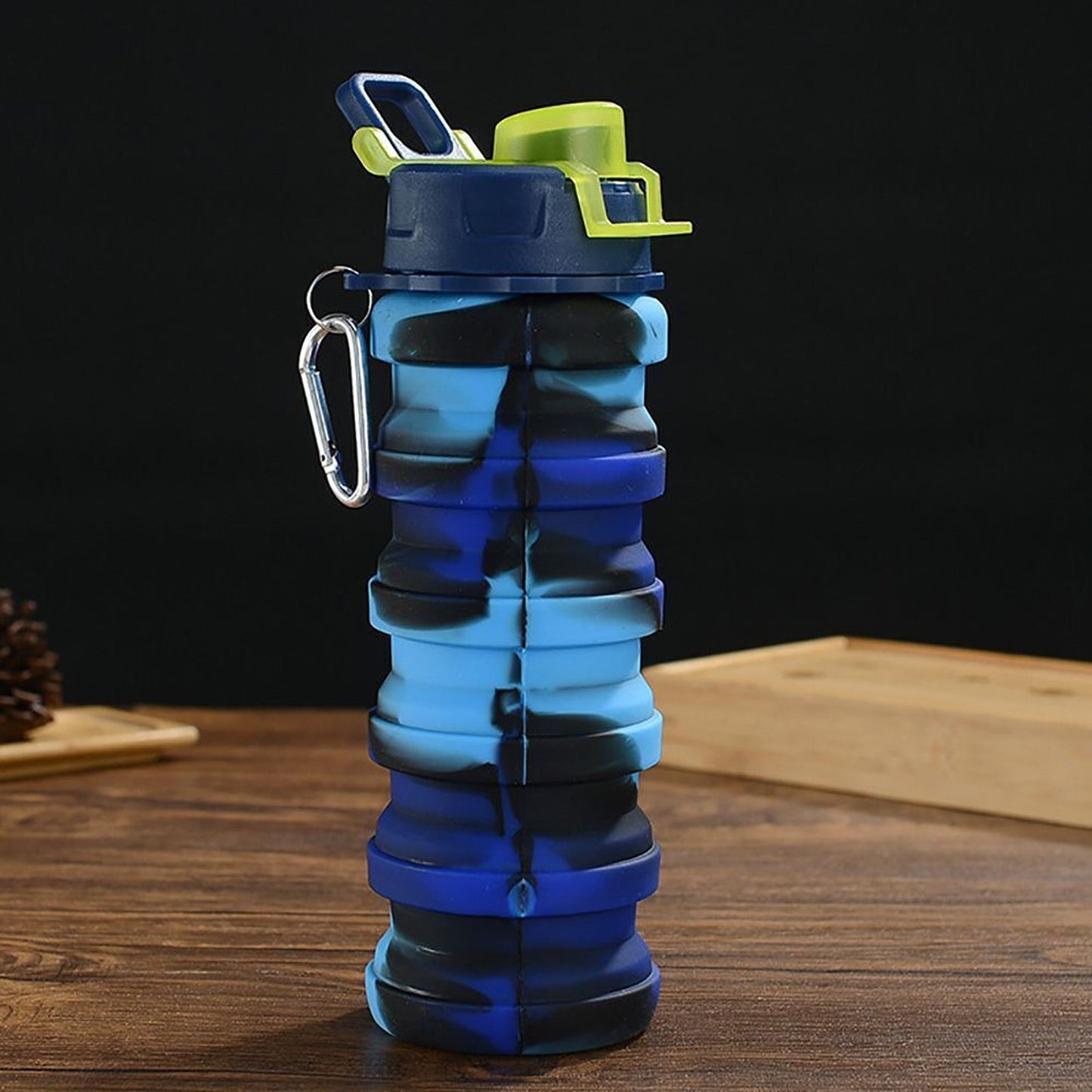 Foldable Silicone Travel Water Bottle Retractable Portable Drink Cup
