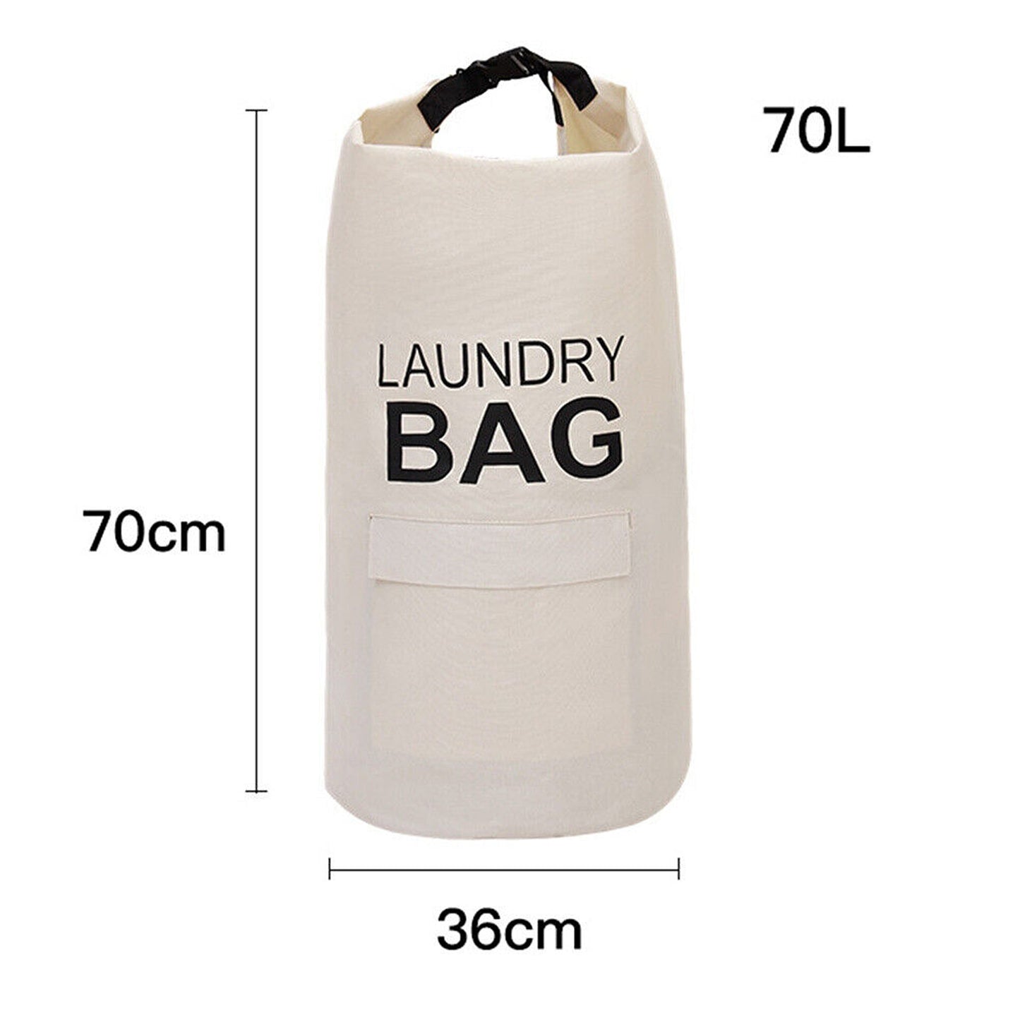 70L Oxford Foldable Laundry Bag Durable and Washable Organizer
