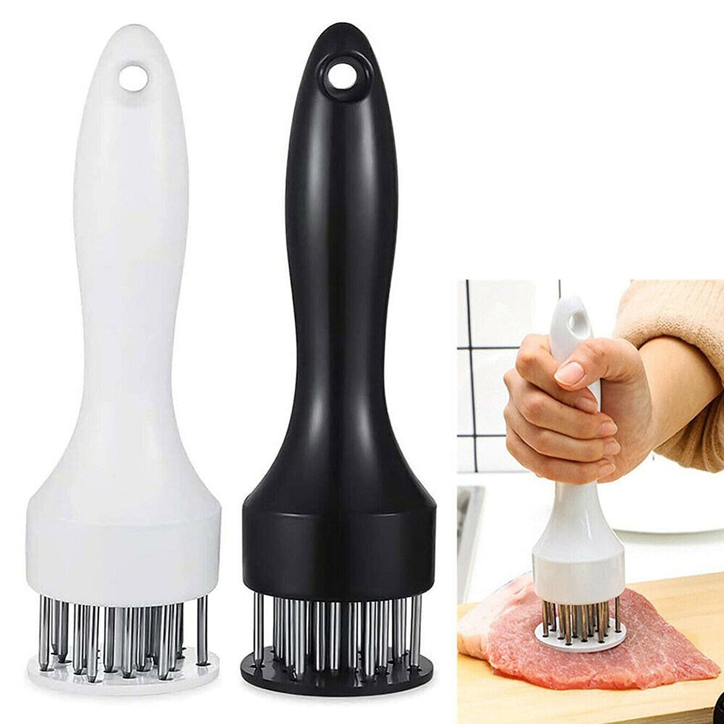 Meat Tenderizer Needle Blade Steak Mallet Kitchen Cooking Tool Hammer