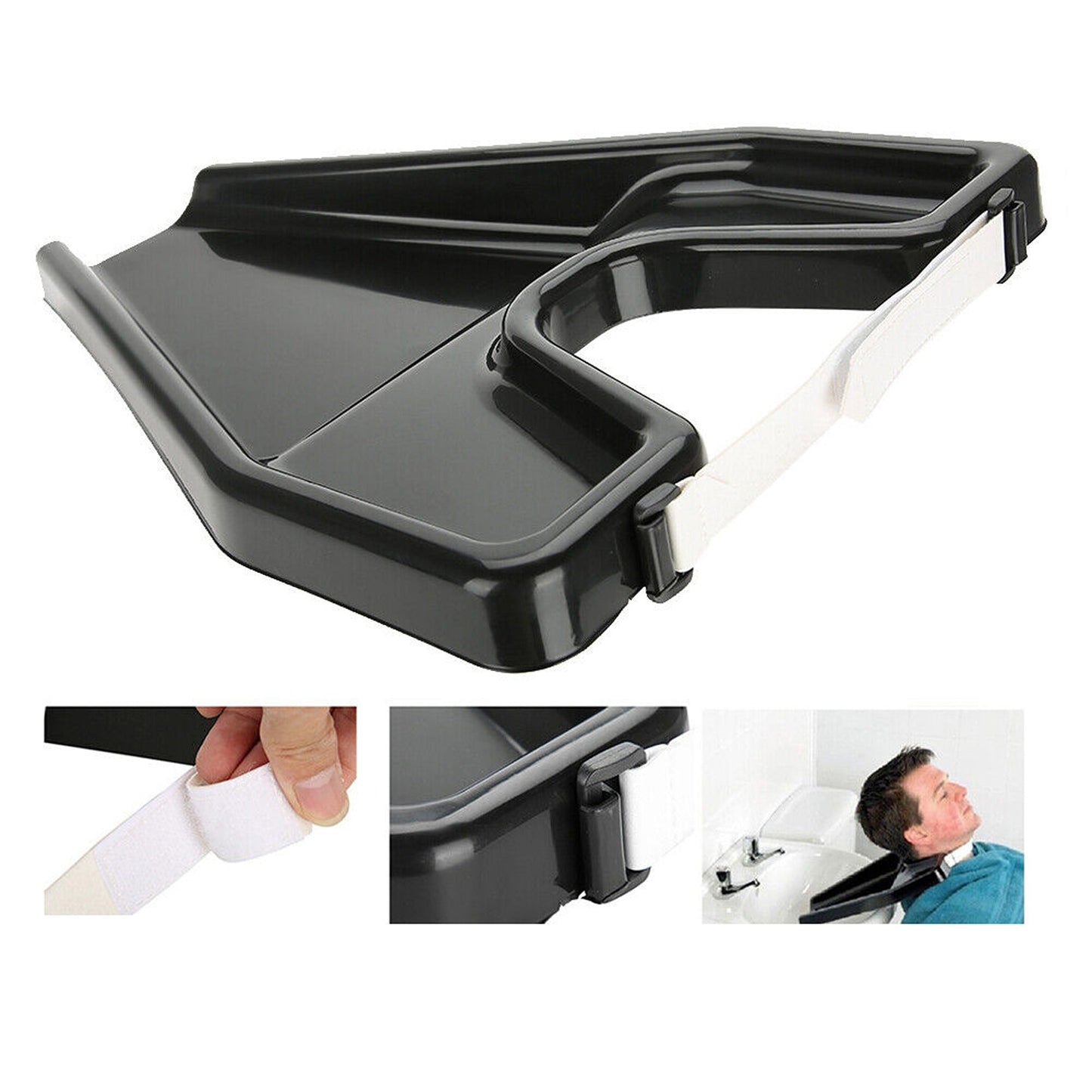 Portable Shampoo Basin Hair Washing Tray for Wheelchair Users