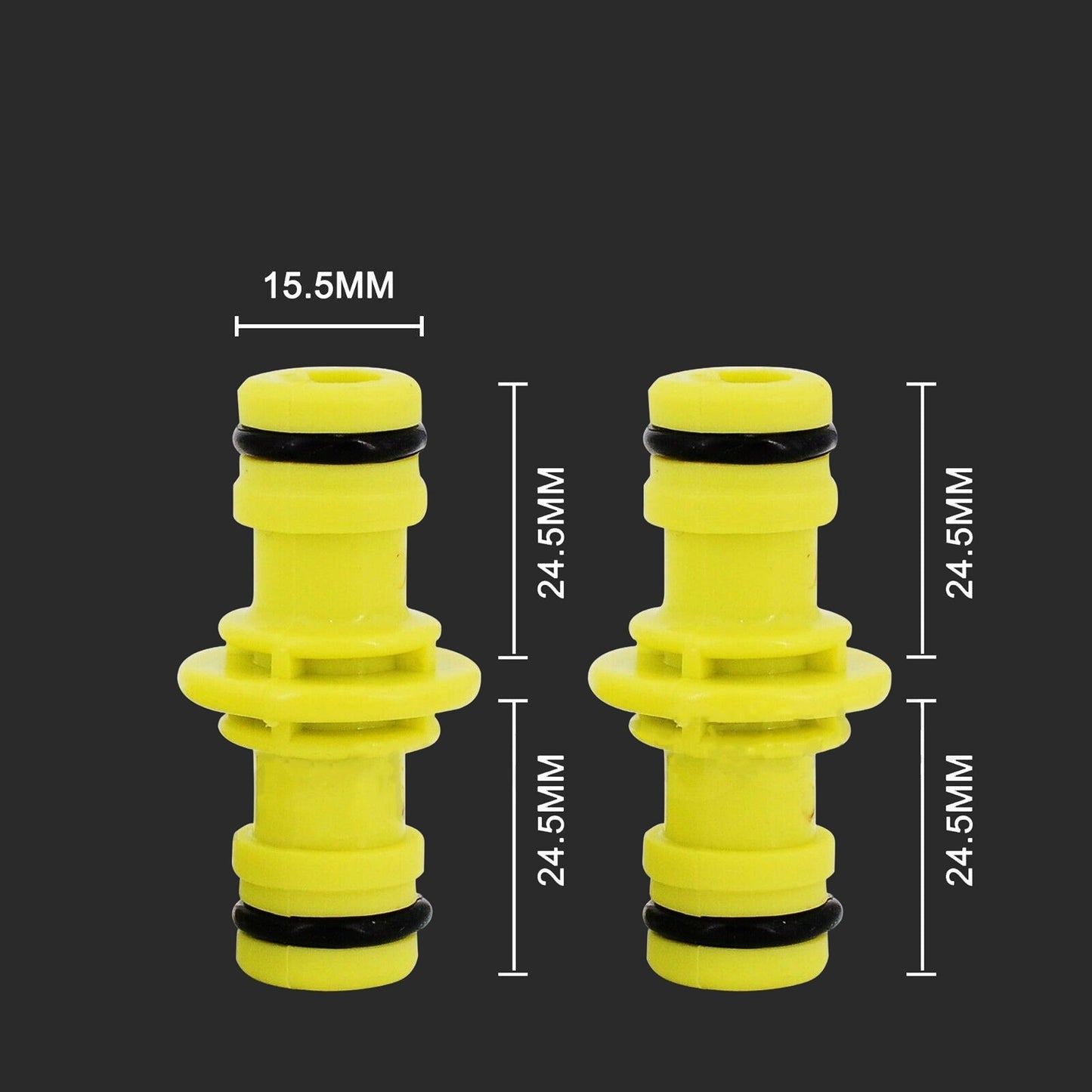 12mm Garden Hose 2-Way Adapter for Water Pipe Joining and Tap Connection
