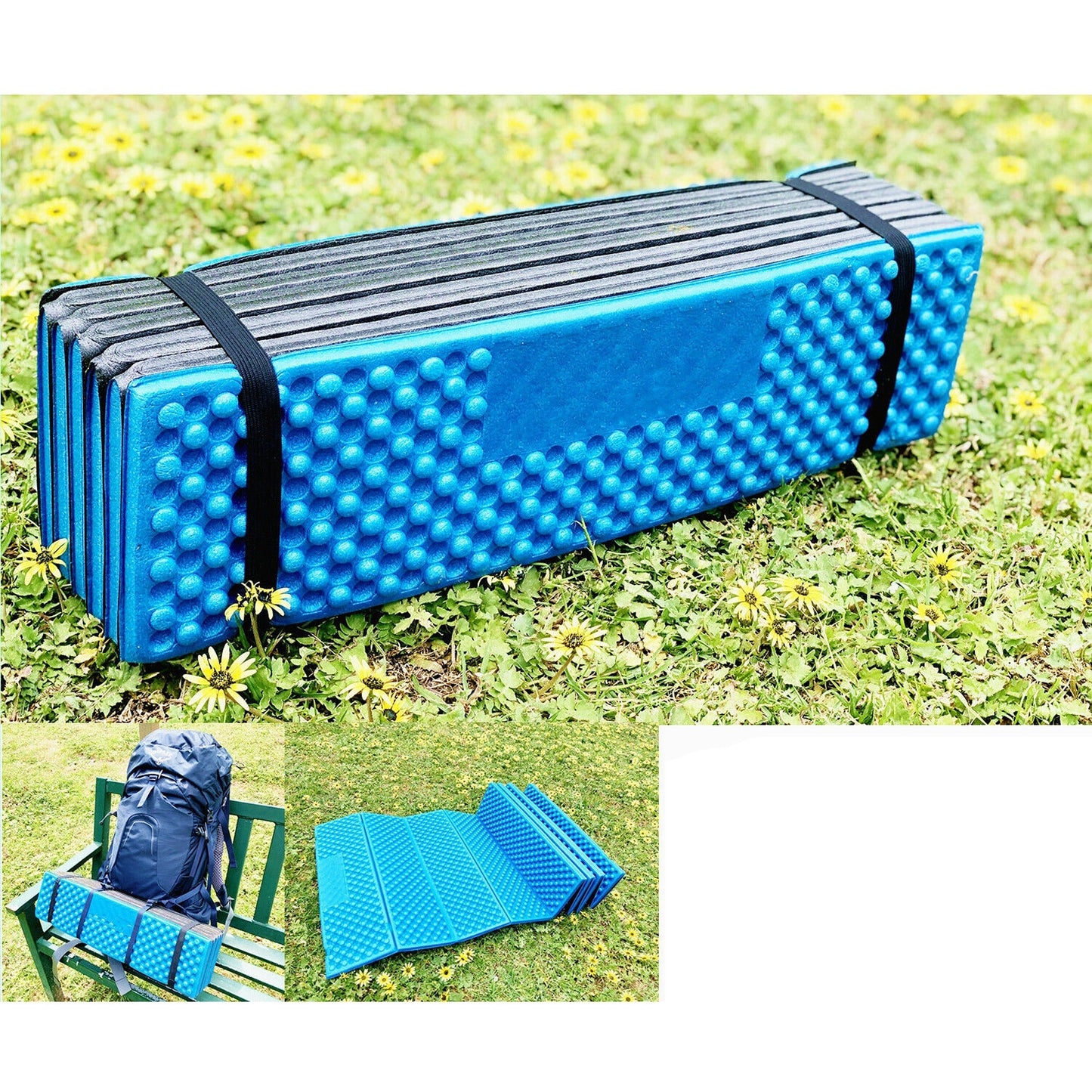 Ultralight Waterproof Foam Camping Mat Folding Beach Tent Sleeping Pad