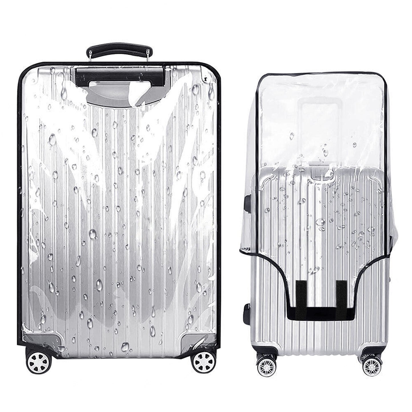 Protective PVC Luggage Cover Clear Travel Case Waterproof