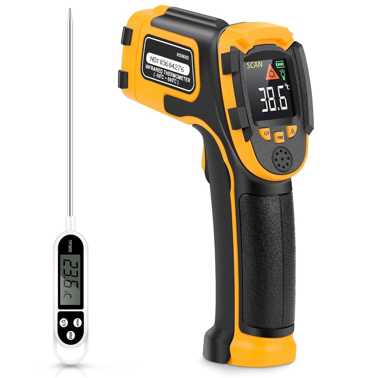 Non Contact Digital Laser Infrared Temperature Gun with Color Display