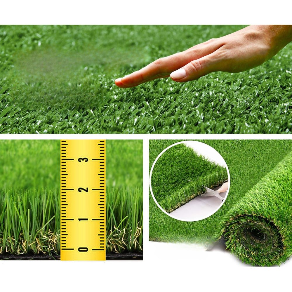 Artificial Grass 20mm 2mx5m 10sqm Synthetic Fake Turf Plants Plastic Lawn 4-coloured
