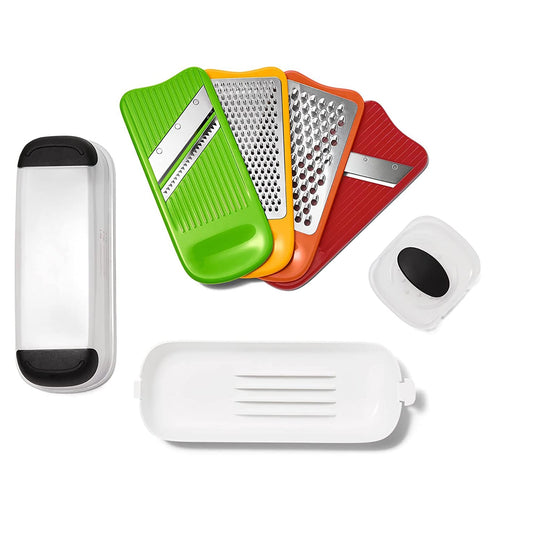 Stainless Steel Complete Grate and Slice Set