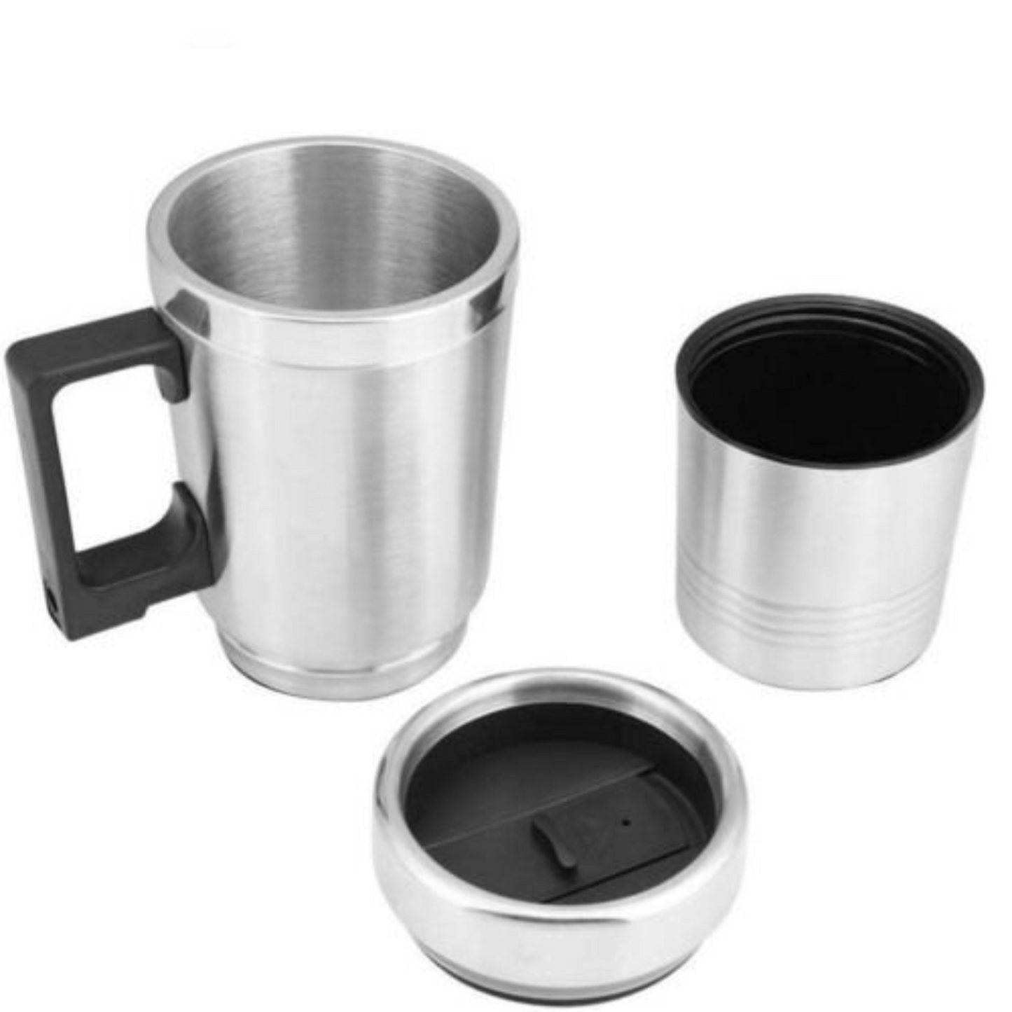300ml Stainless Steel Car Kettle Heating Travel Cup for Vehicles