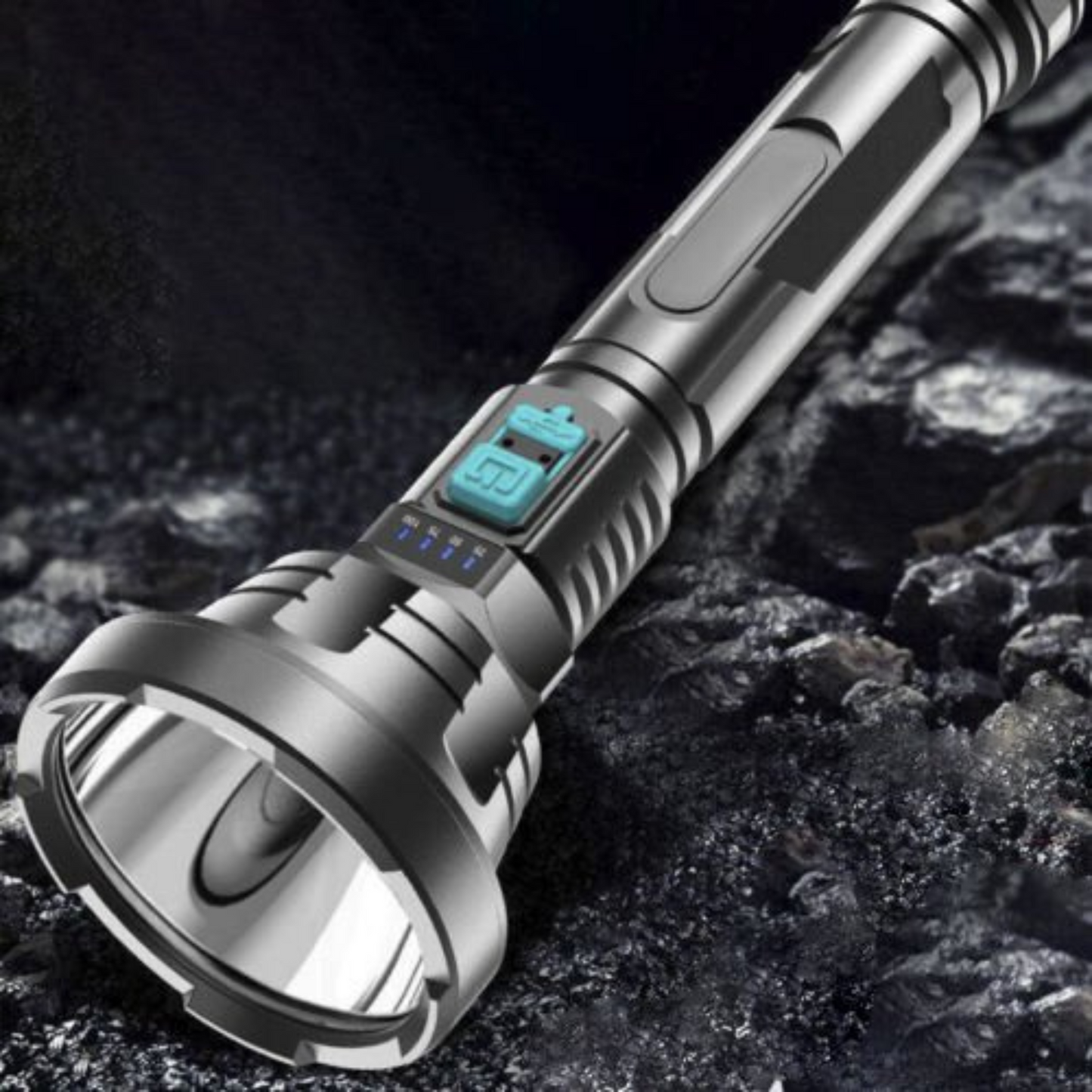 Super Bright 90000LM Tactical Flashlight USB Rechargeable LED Light