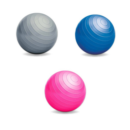 Anti Slip Texture Gym Ball Pink Balance Strength Training 55cm 65cm 75cm