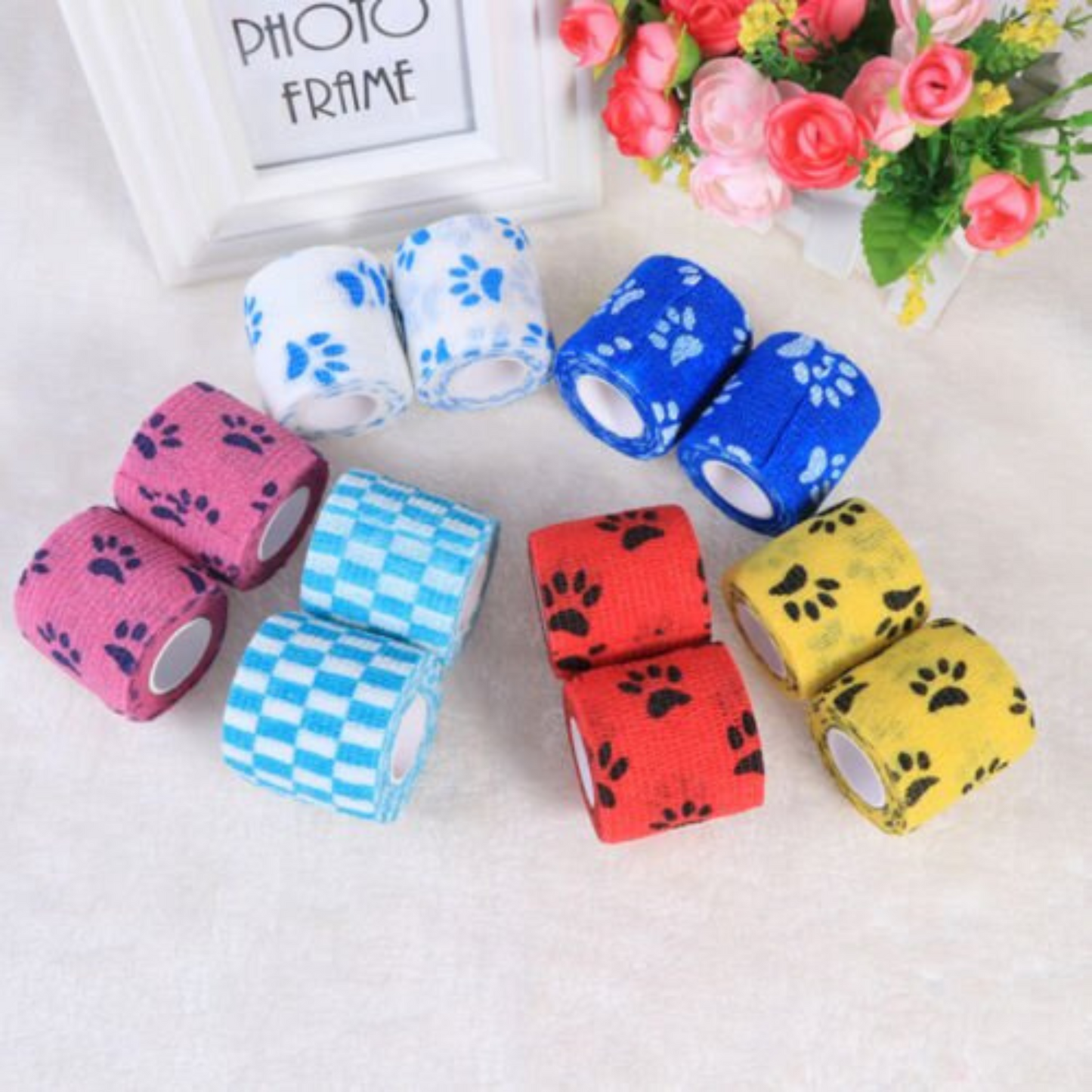 Self-Adhesive Cohesive Pet Wrap Bandages Nonwovens Vet Wrap for Animals