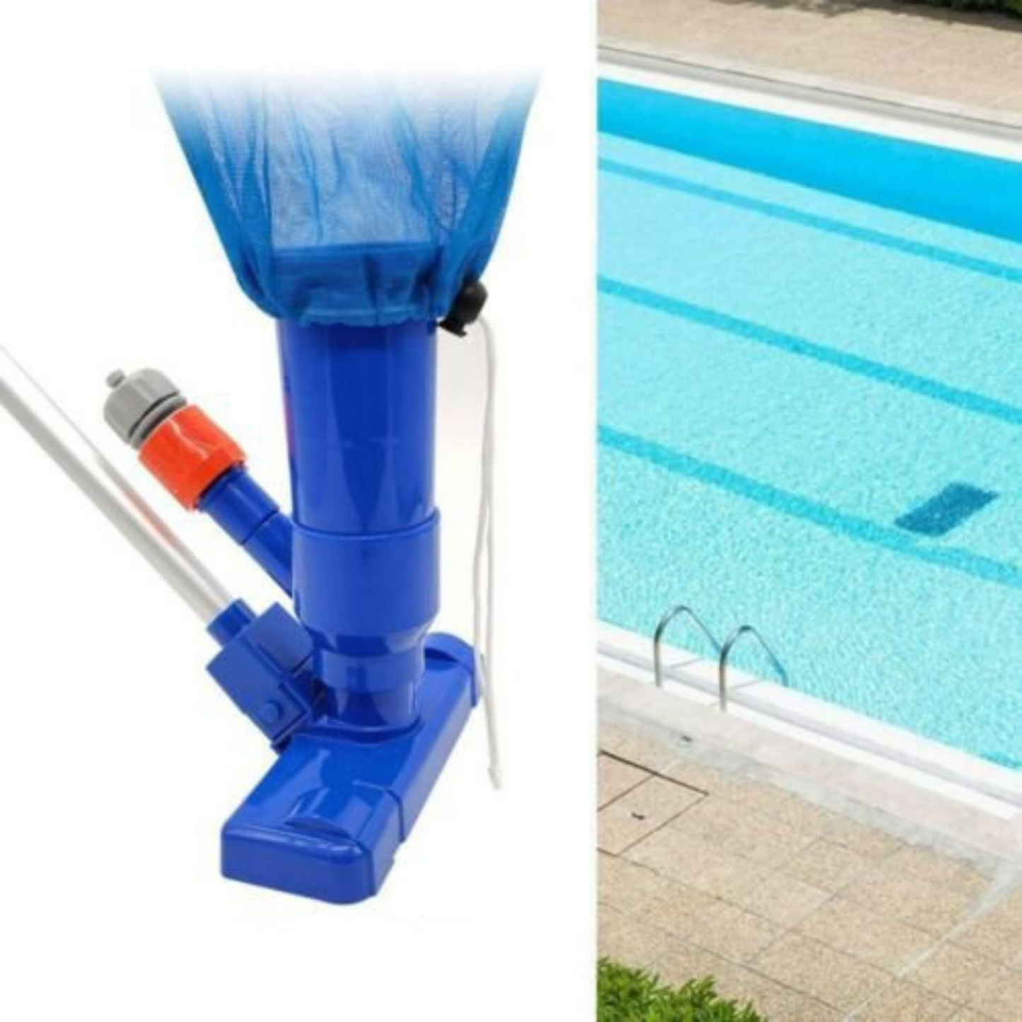 Swimming Pool Spa Pond Vacuum Cleaner Set with Brush and Pole