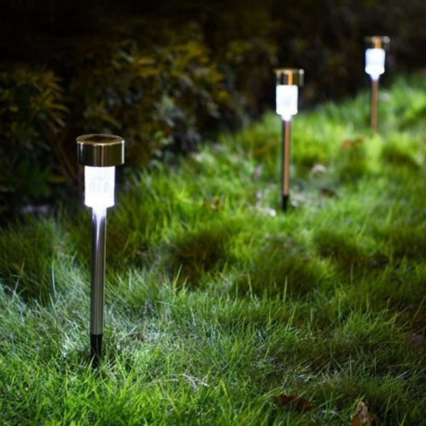Outdoor Ground Waterproof Solar Lights Garden Lawn LED Pathway Lamps