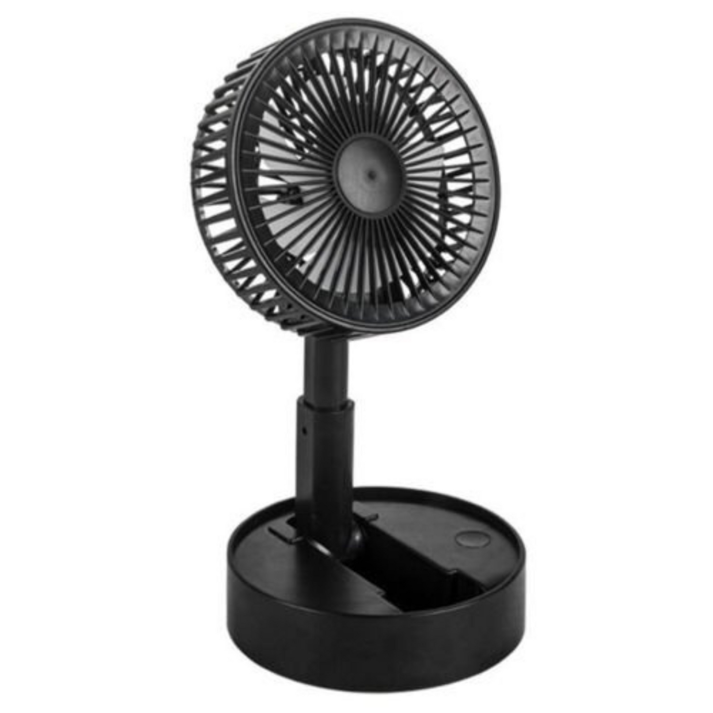 USB Rechargeable Telescopic Foldable Fan 3 Speeds Portable Desk Floor Fan