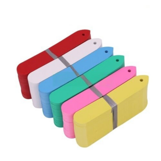 100pcs Flexible PVC Plastic Plant Labels Garden Tag Nursery Seeding with Marker Pen