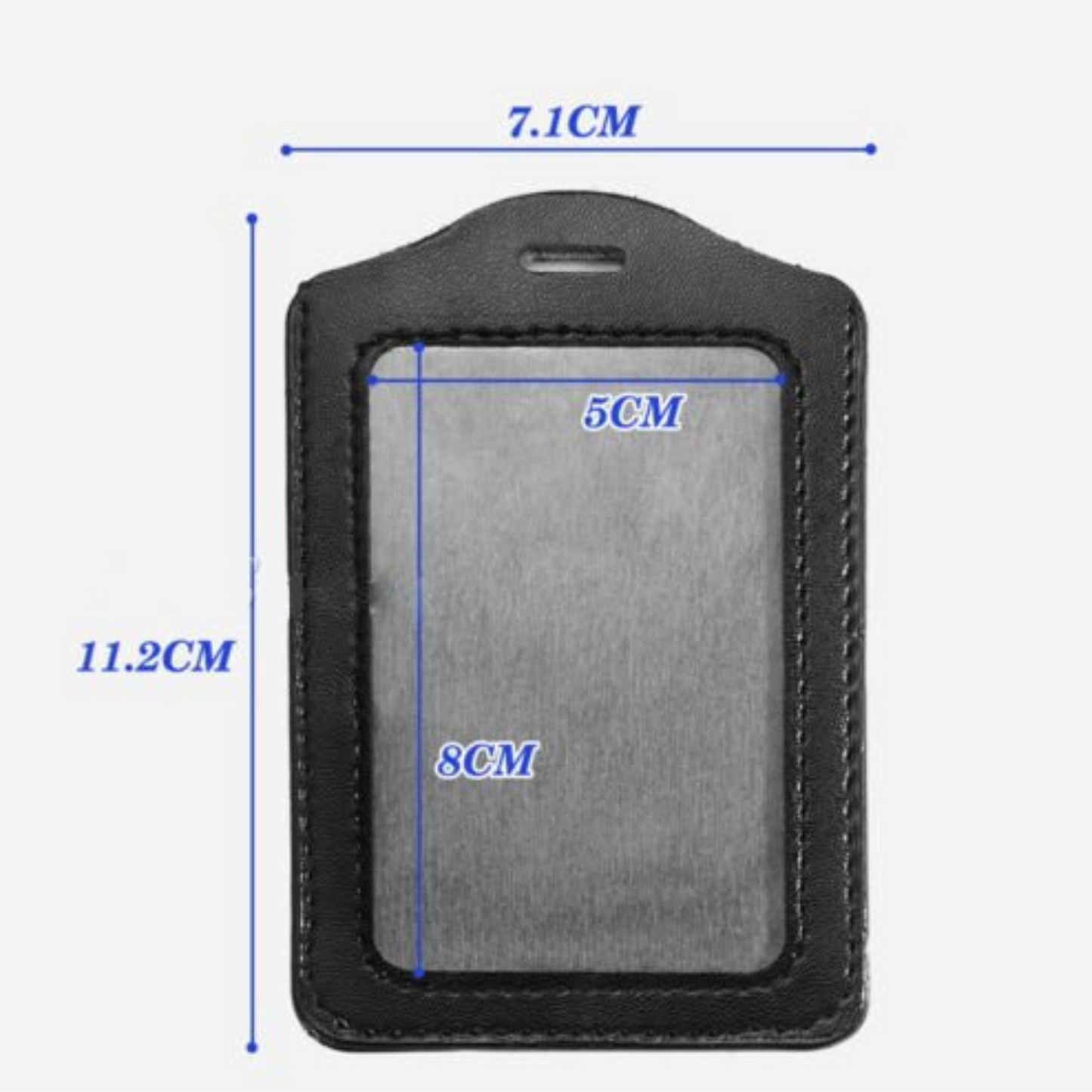 Retractable Lanyard ID Card Holder Business Badges Security Pass with Key Ring