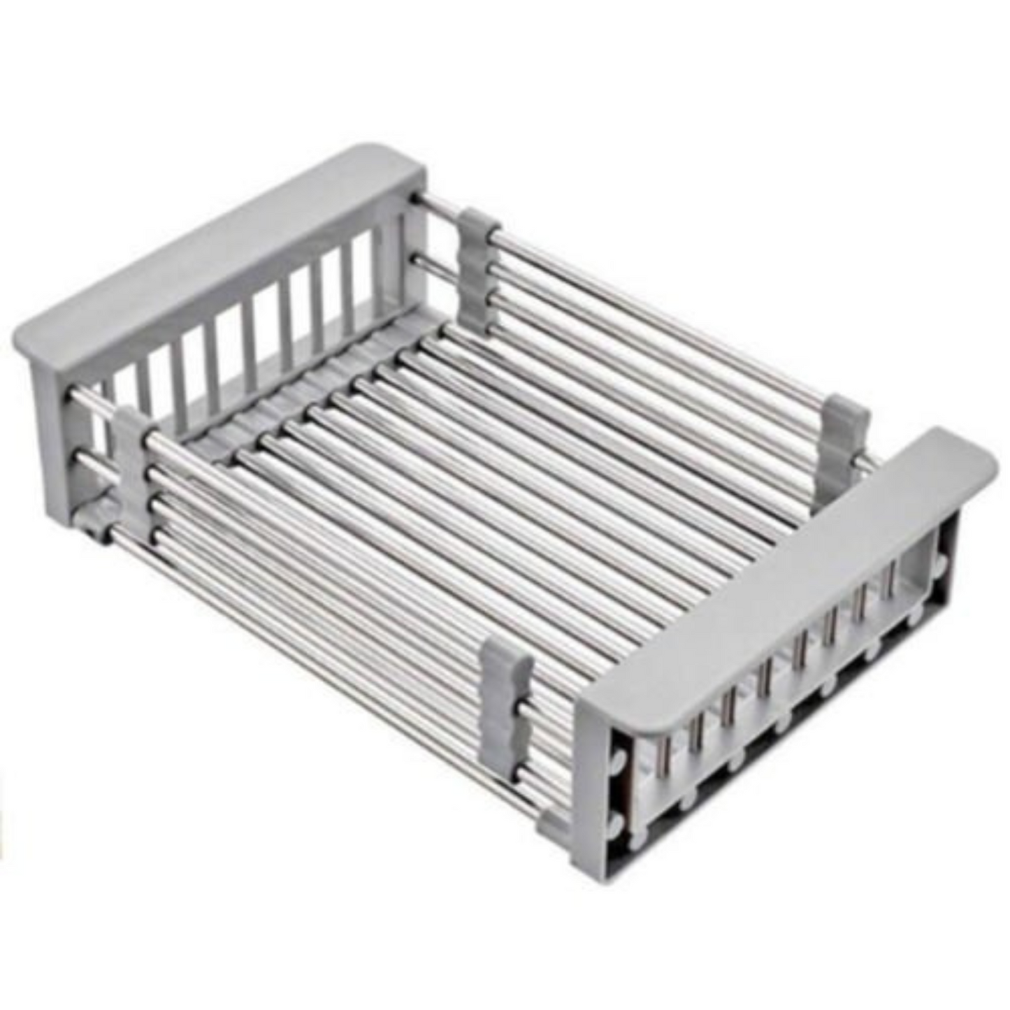 Stainless Steel Sink Storage Rack Kitchen Drain Basket Holder Strainer Organizer