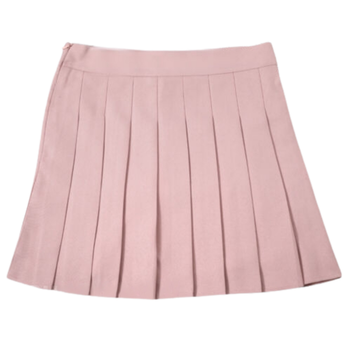 Pink High Waist Pleated Skirt Women Girls Summer Tartan Short School Skirt