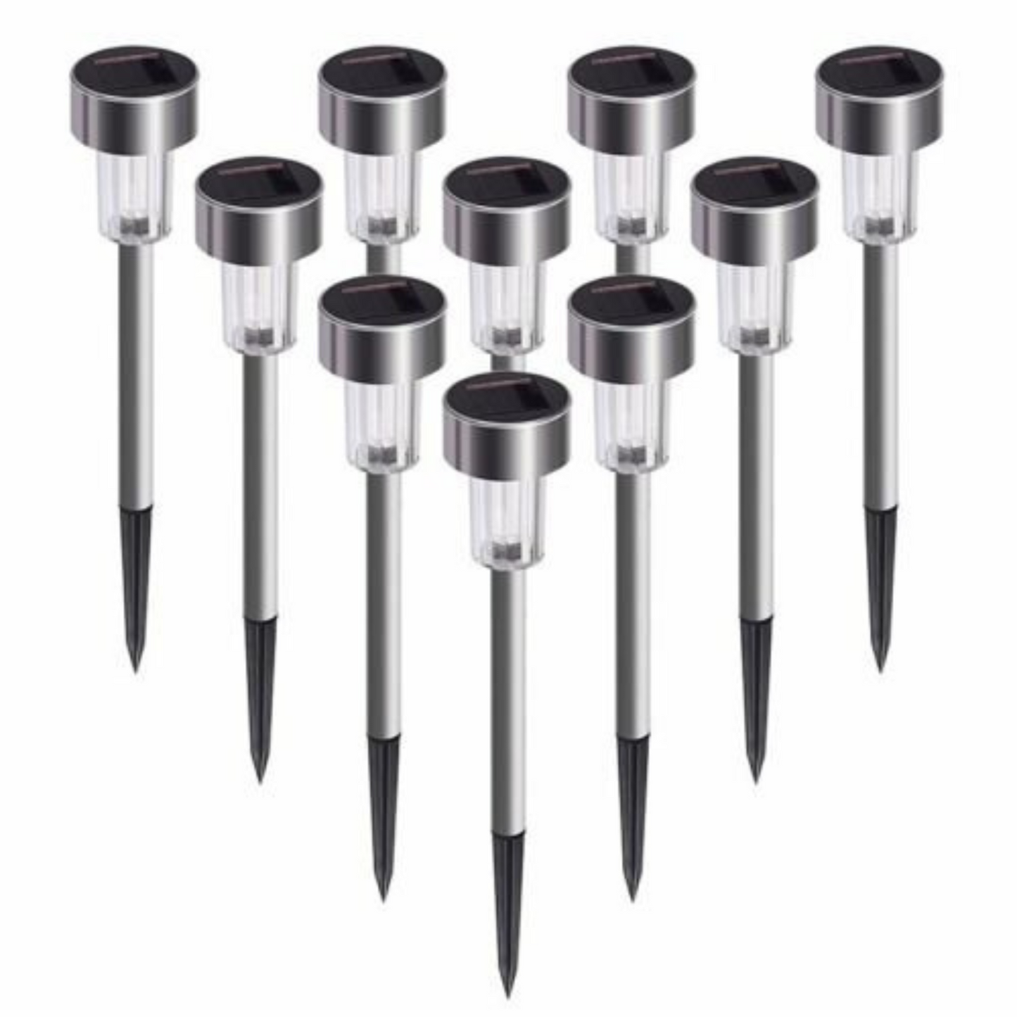 Outdoor Ground Waterproof Solar Lights Garden Lawn LED Pathway Lamps