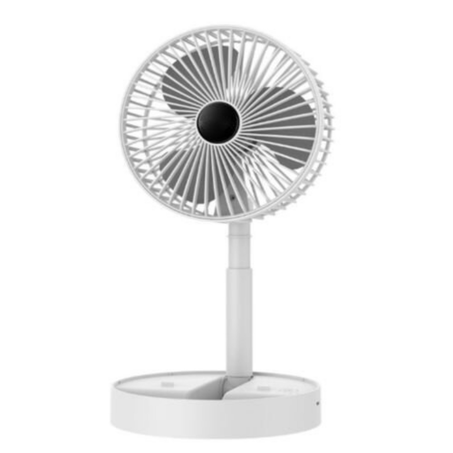 USB Foldable Telescopic Portable Floor Fan 3 Speeds Rechargeable Table Desk Fan