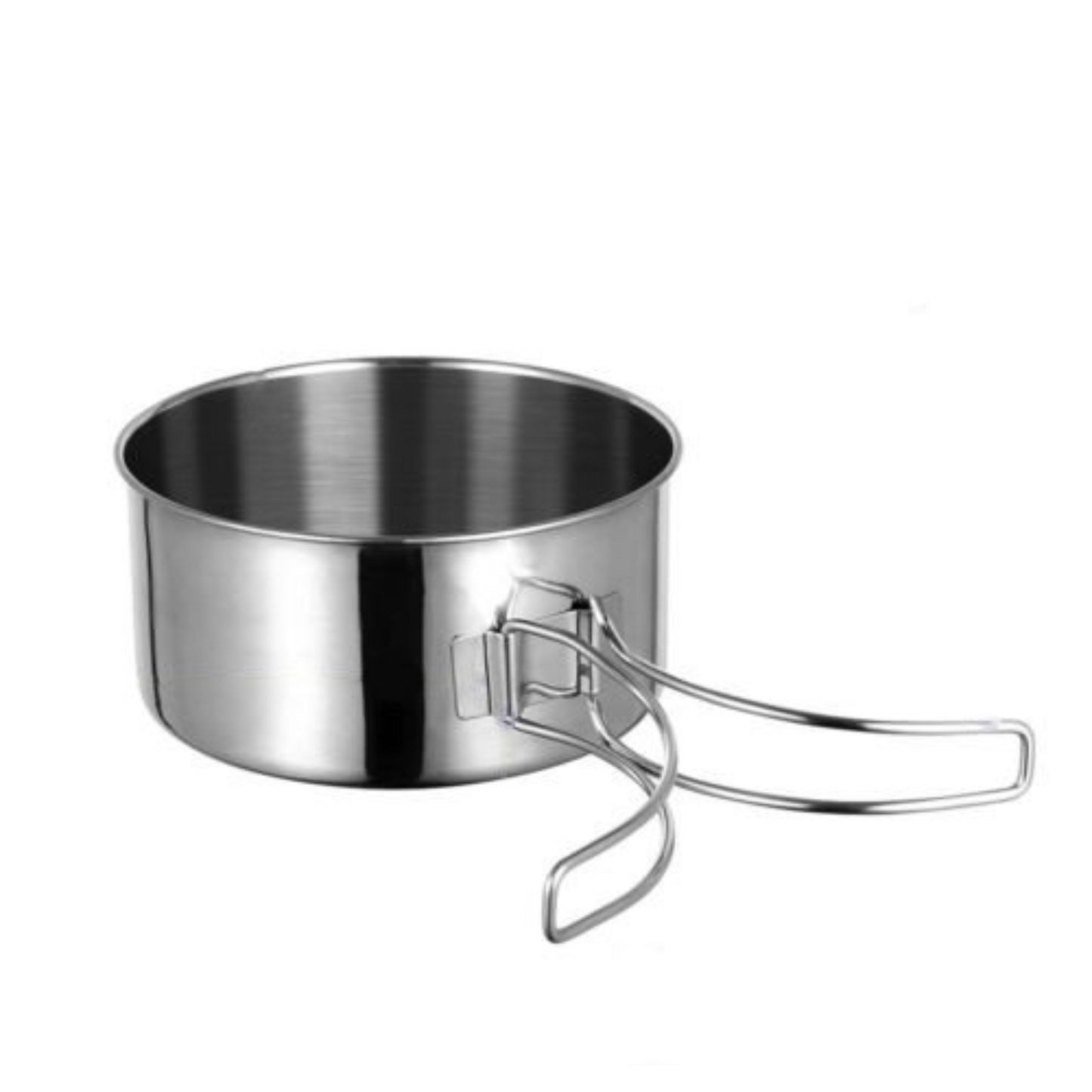 8pcs Portable Camping Cookware Set Outdoor Hiking and Family Picnic Pot and Pan Kit