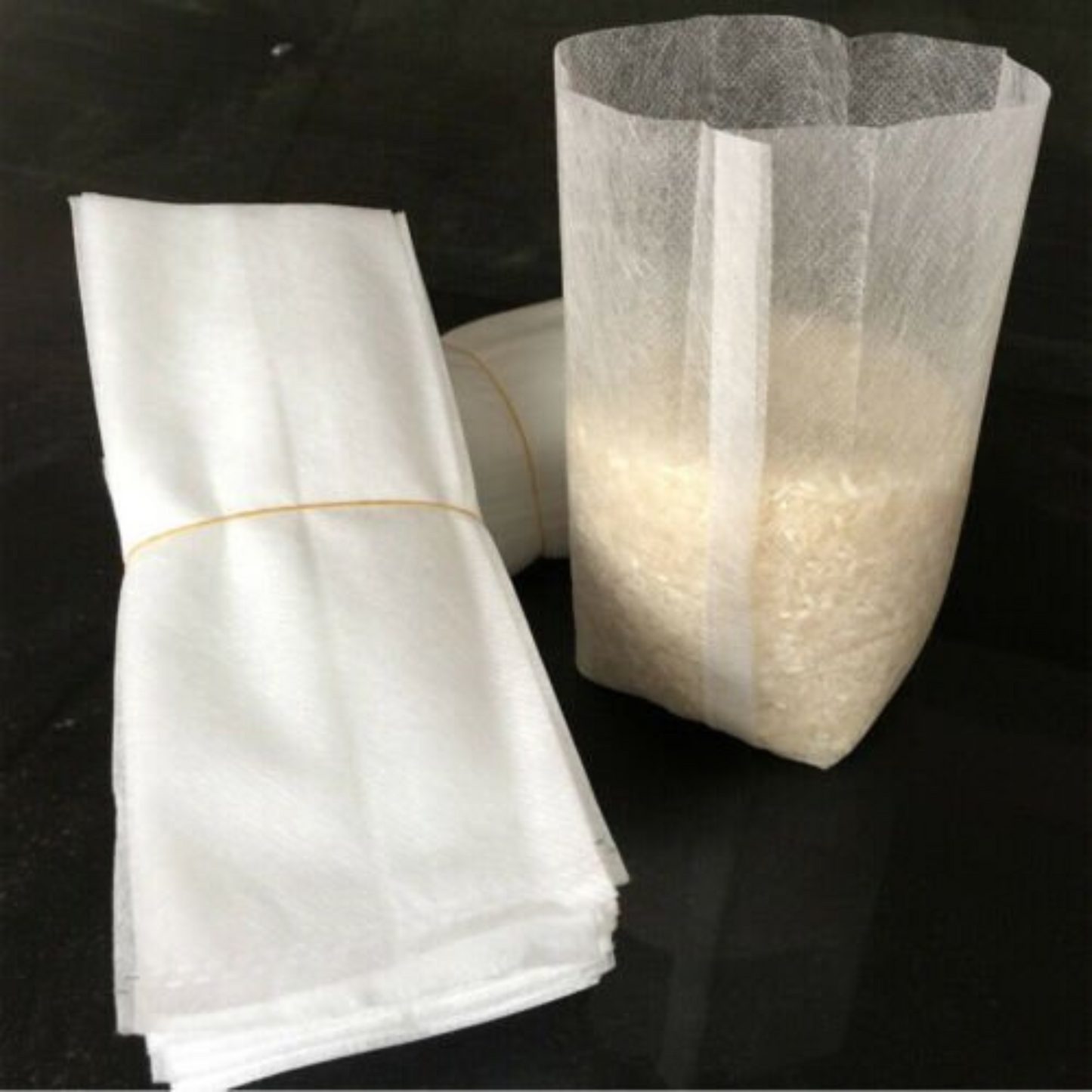 400pcs Non-Woven Garden Plant Nursery Bags Fabric Seedling Pots