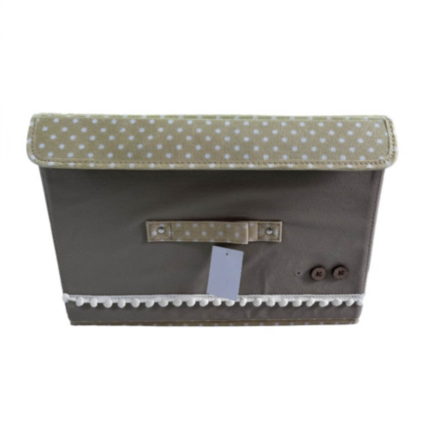 Foldable Storage Cube with Cover Fabric Toy Organizer Box