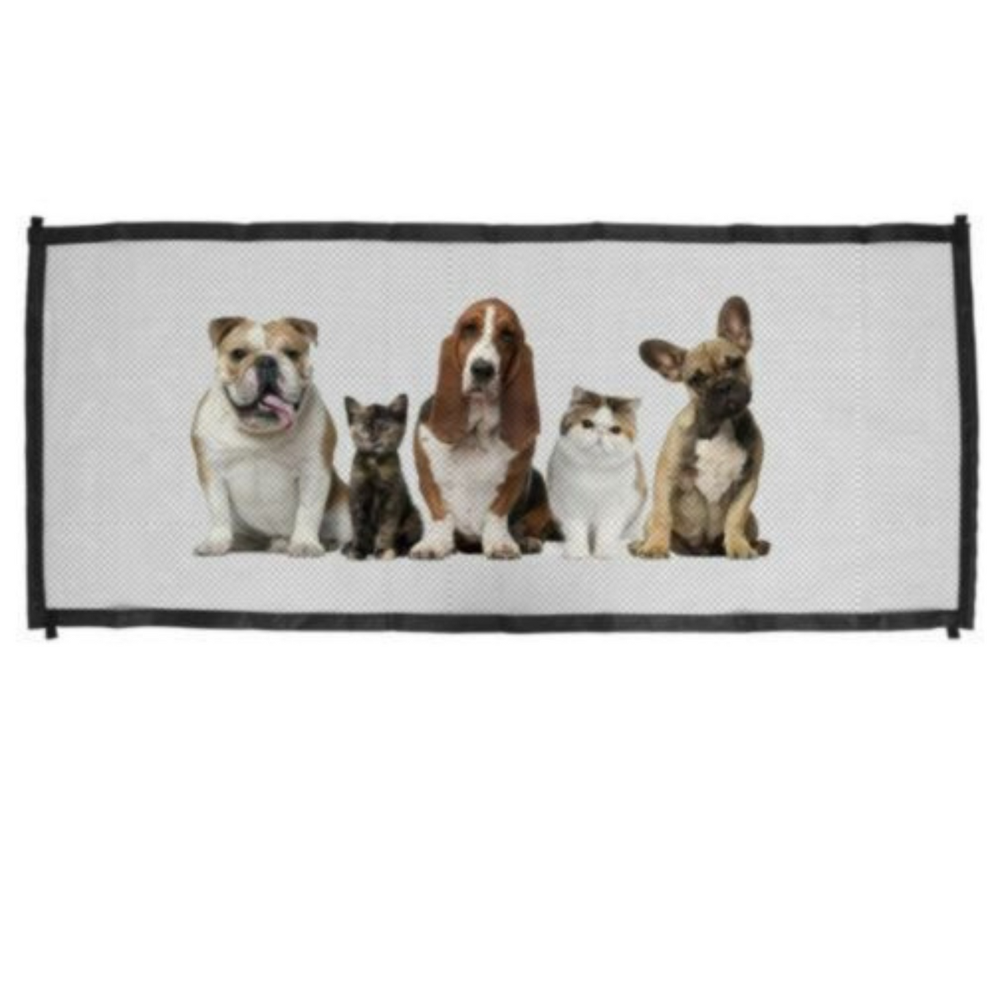 Portable Mesh Pet Gate for Dogs and Cats Baby Safety Fence