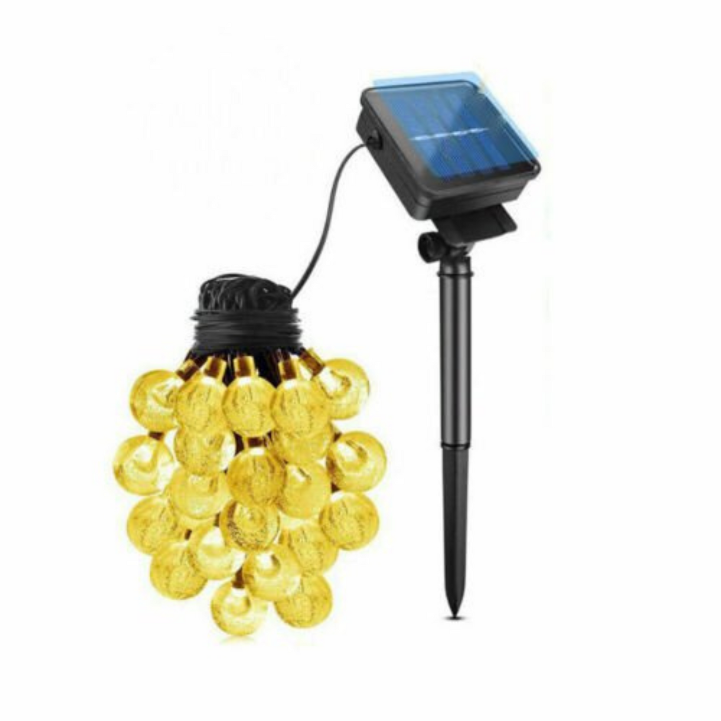 Solar Globe String Lights 100 to 200 LED Fairy Outdoor Festoon for Garden Party