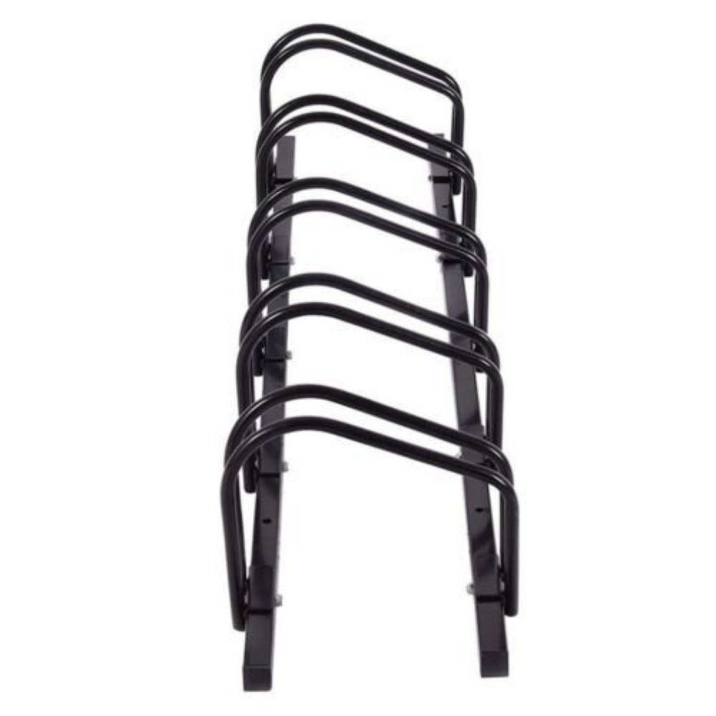 Portable Bike Floor Parking Rack Instant Storage Stand for 3 to 6 Bicycles