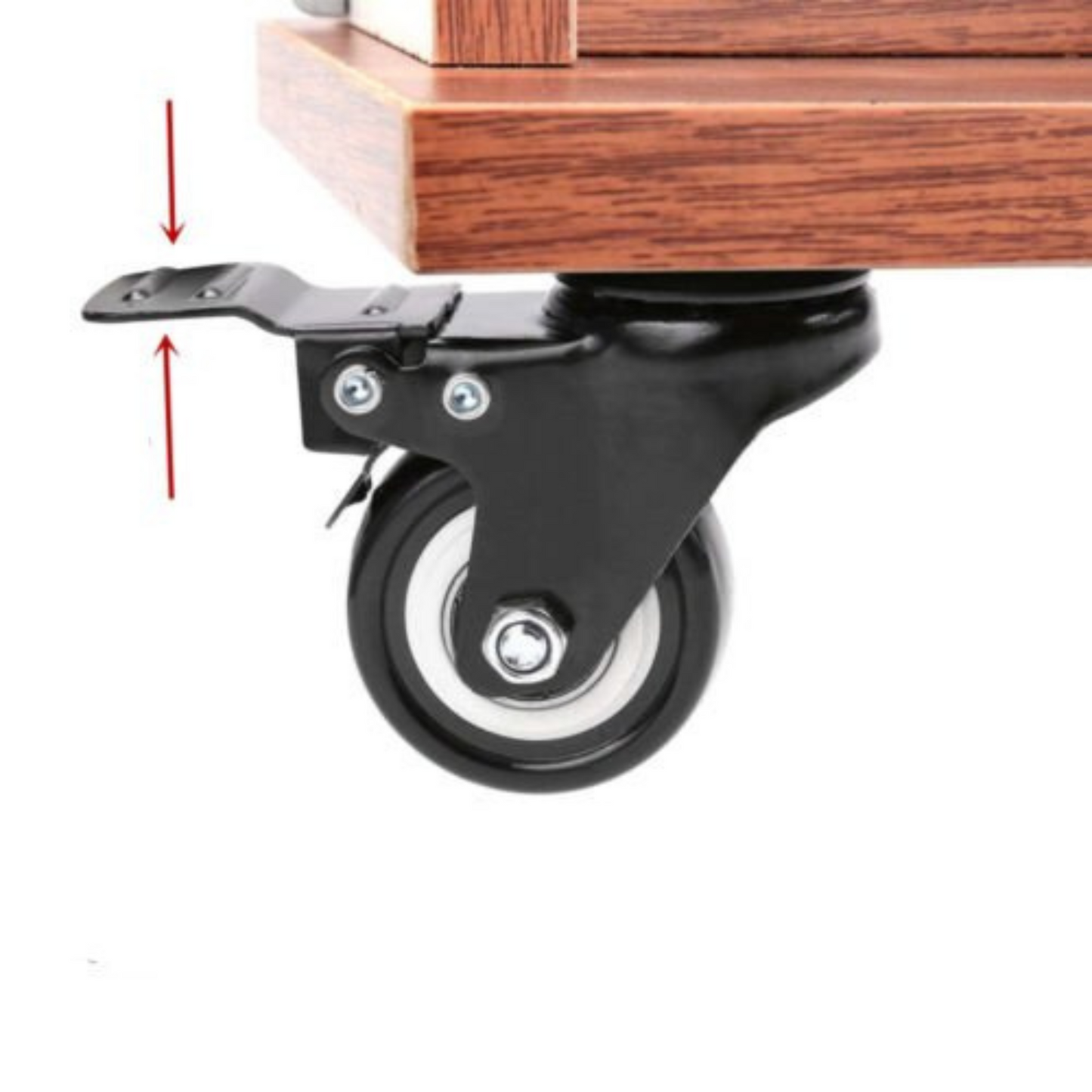 2 Inch Heavy Duty Caster Wheels Polyurethane Swivel Castors with Brake