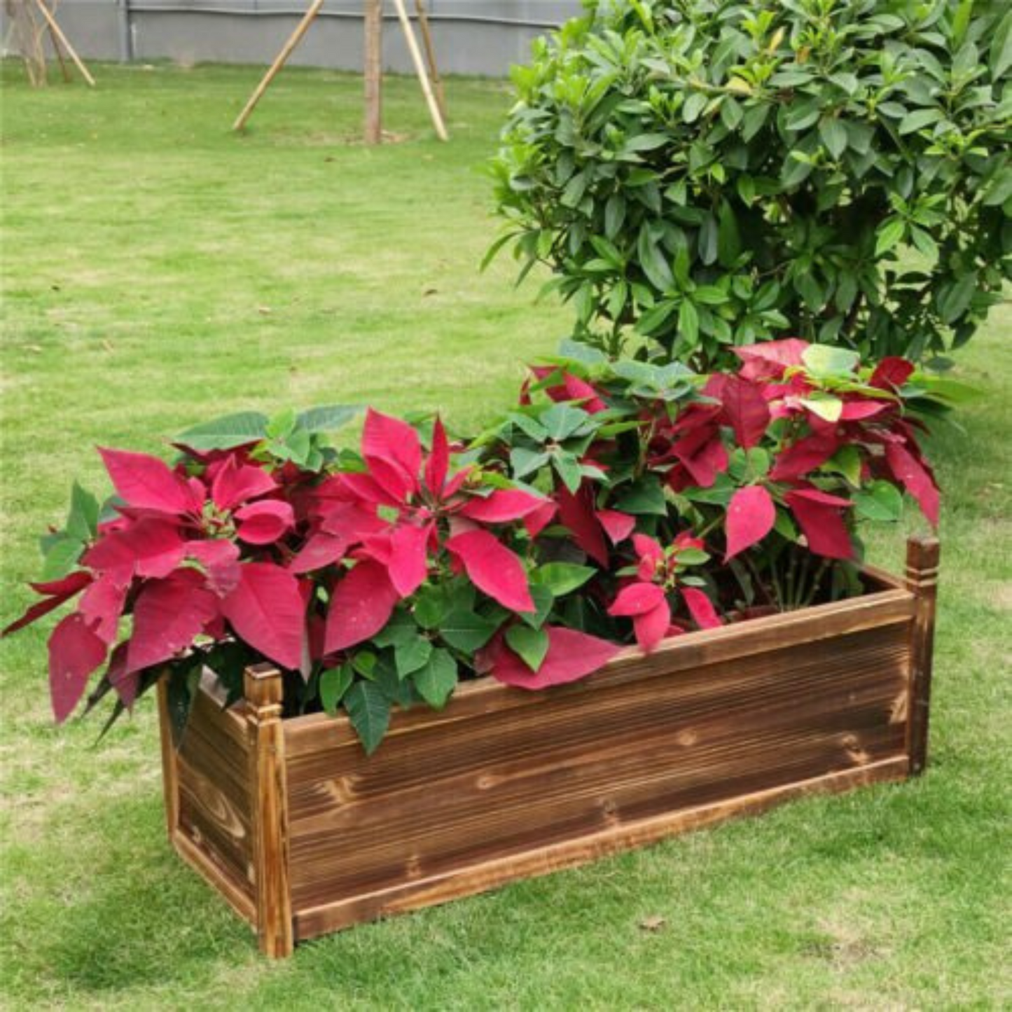 Raised Garden Planter Box Indoor Outdoor Patio Flower Plant Herb Pot 30 to 90cm