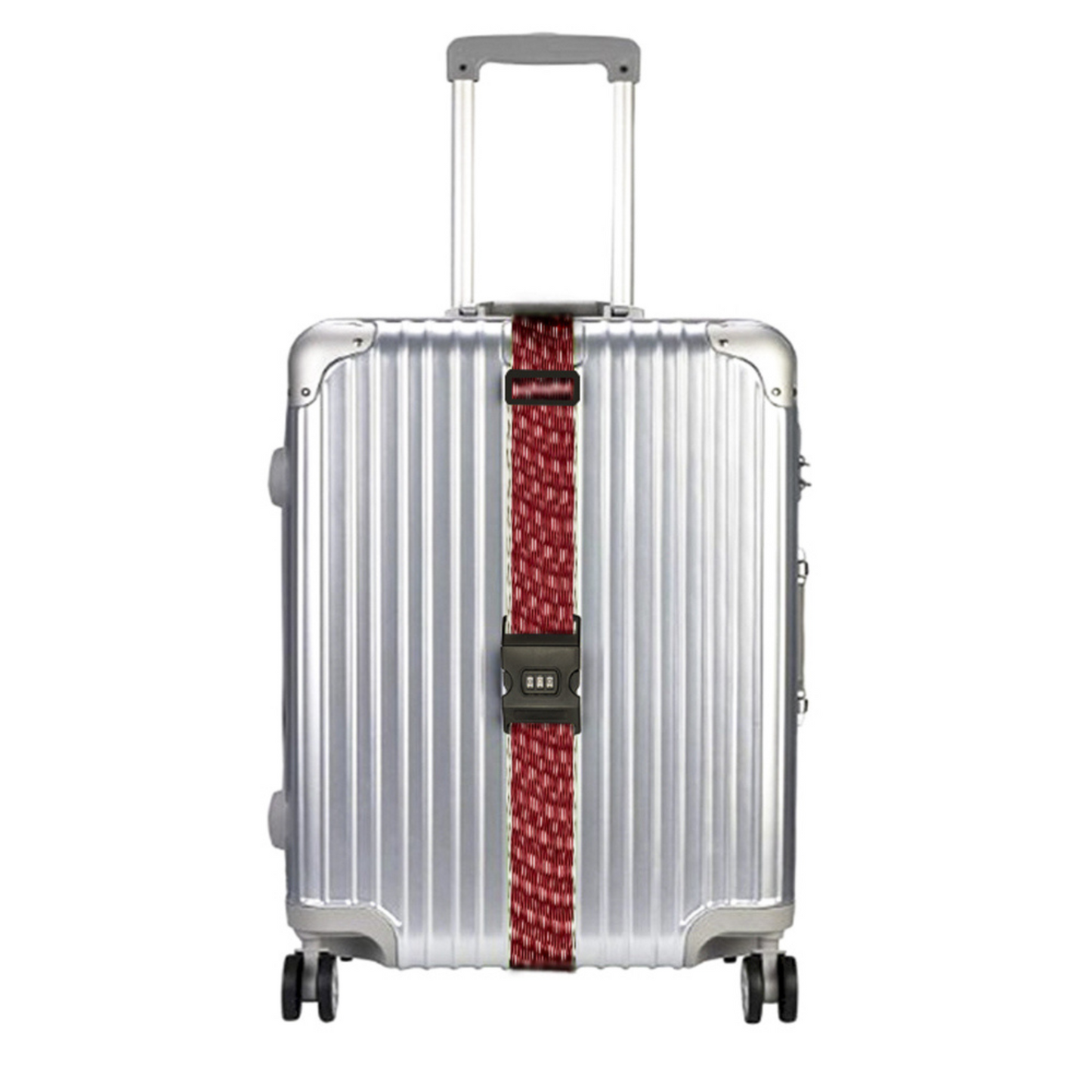 Travel Secure Lock Safe Nylon Luggage Strap Suitcase with Password Code