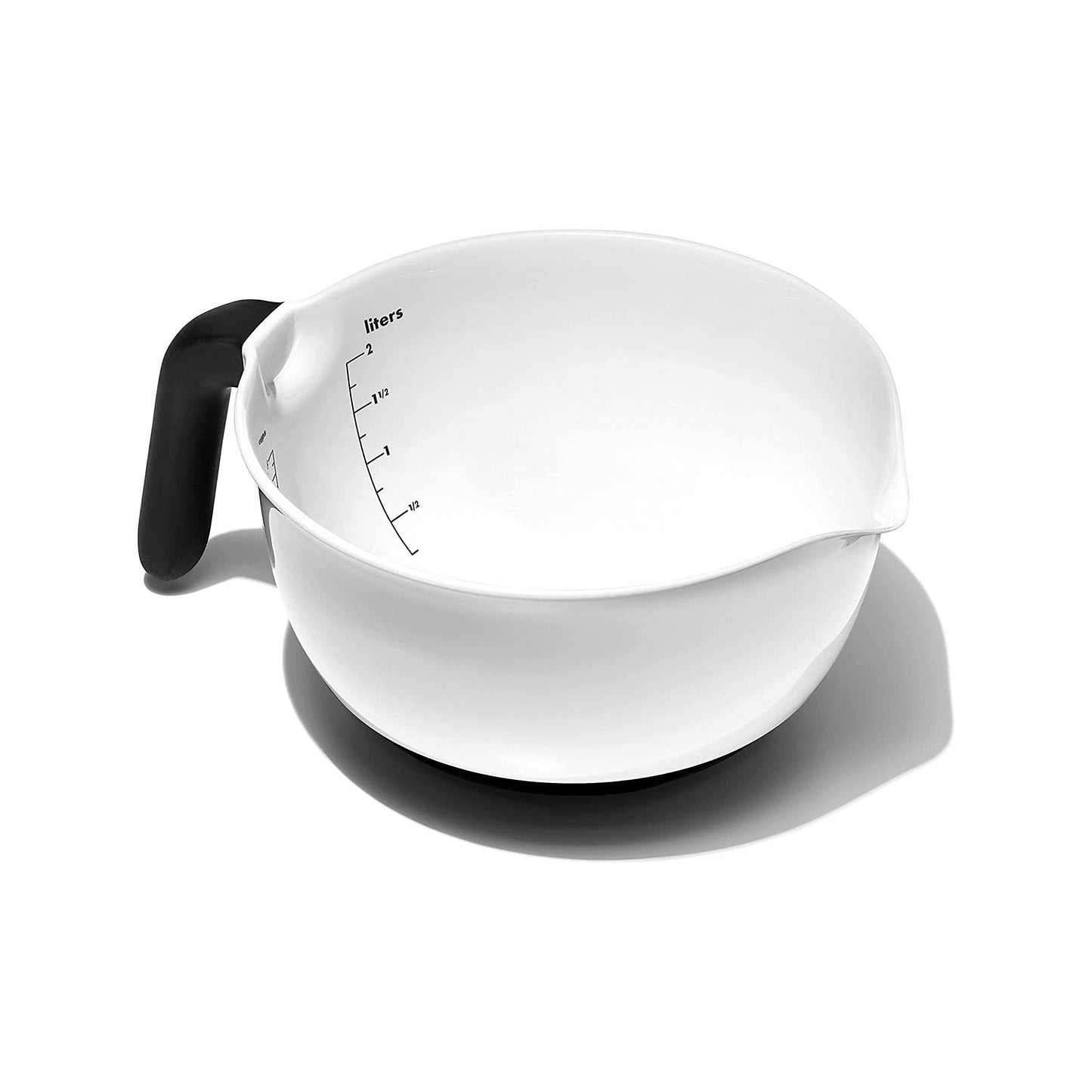 Mixing Batter Bowl with Handle - White