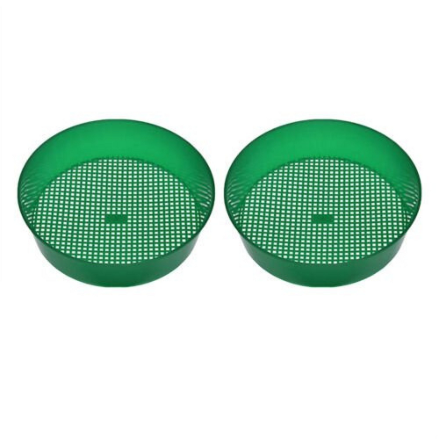 2pcs Garden Sieve for Soil Sand Green Mesh Stone Soil Small Gravel Sieves