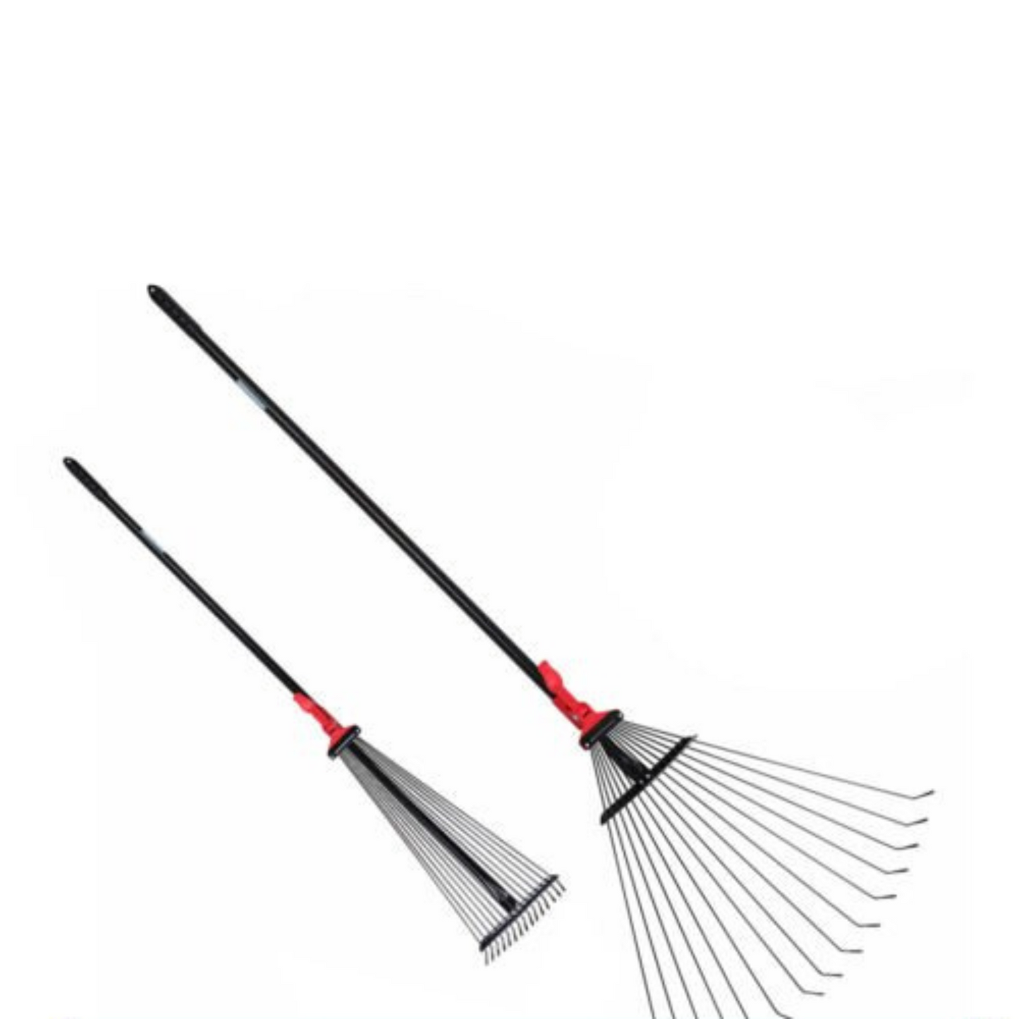 Telescopic Handle Adjustable Garden Lawn Leaf Rake