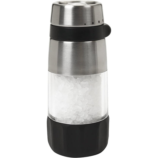 Stainless Steel Mess Free Salt Grinder - Black