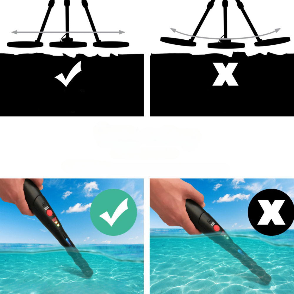Metal Detector Pinpointer Deep Sensitive Gold Digger Hunter - 180mm