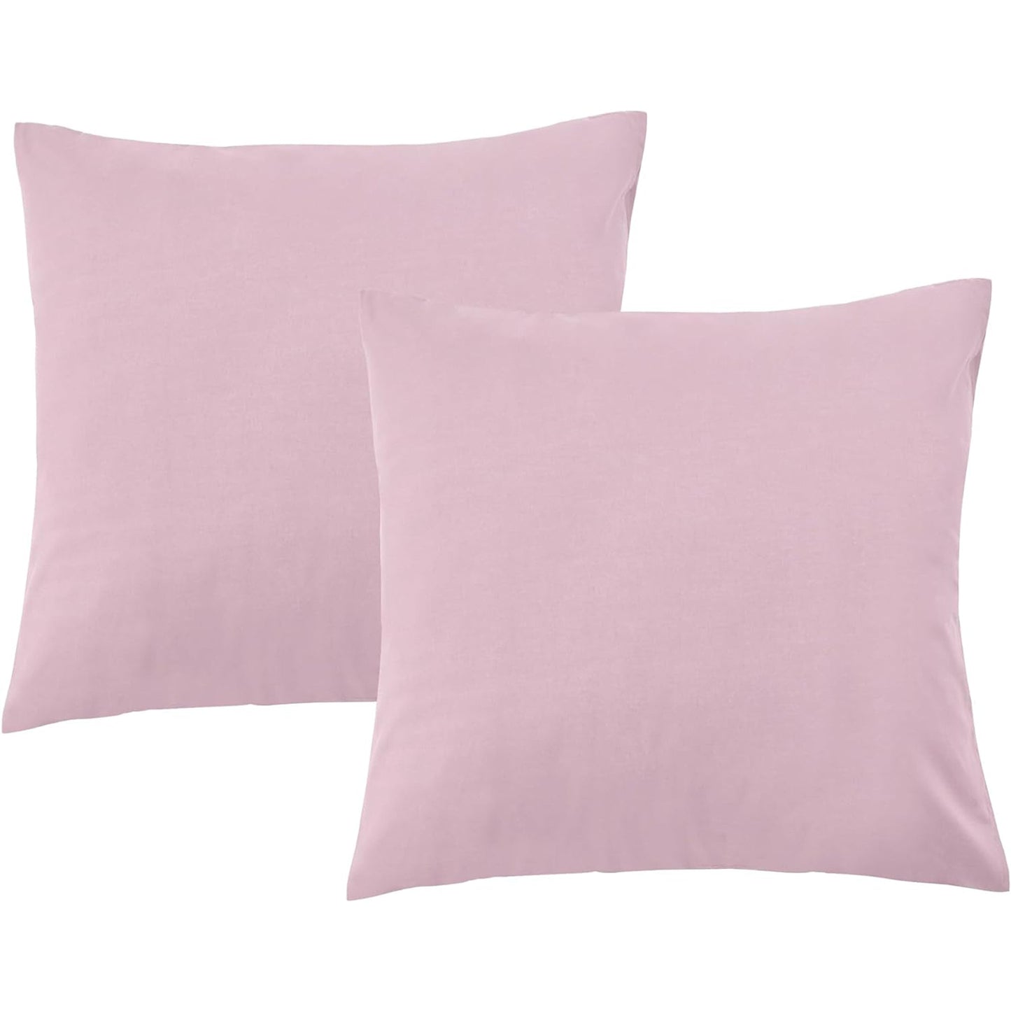 Envelope Closure Soft and Breathable 1000TC Cotton Blend Pillowcases - Light Pink