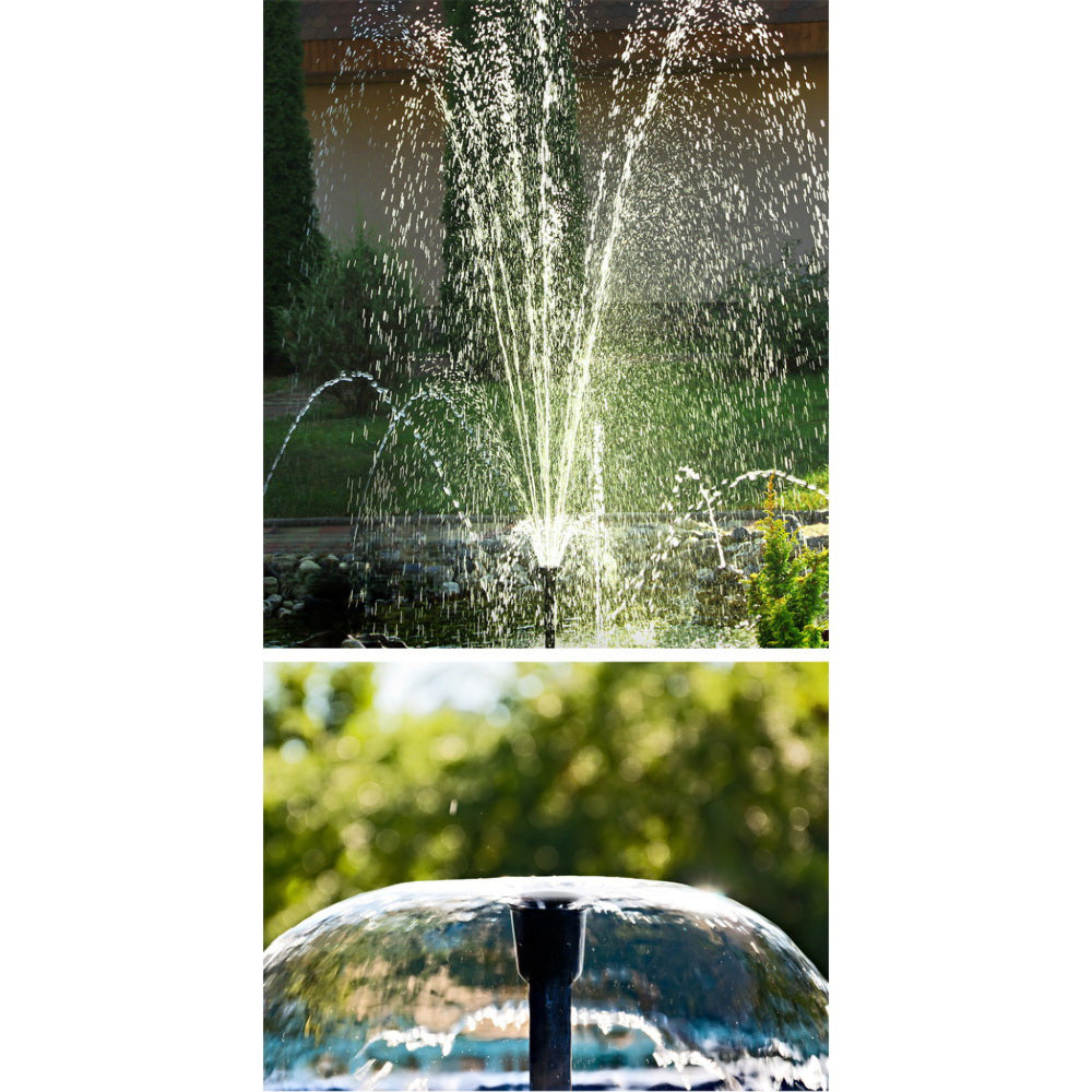 Solar Powered Water Fountain Pump Outdoor Submersible Filter - 6.6FT