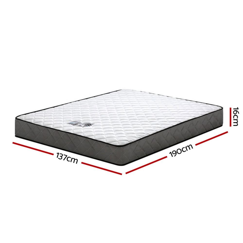 Bedding Bonnell Spring Mattress Topper - Single/King Single/Double/Queen