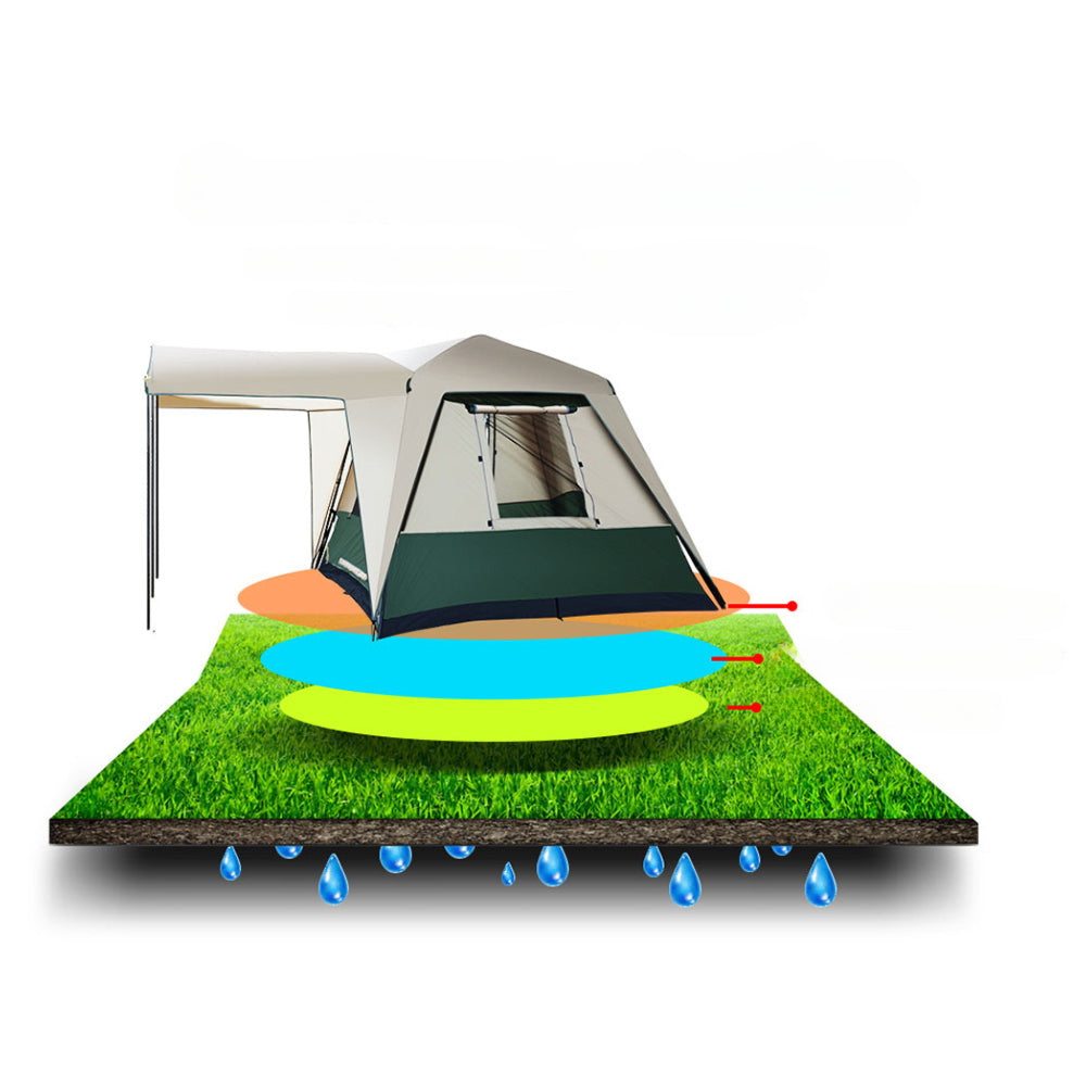 Camping Tent Pop Up Family Hiking Beach Dome - Fits 4 Person