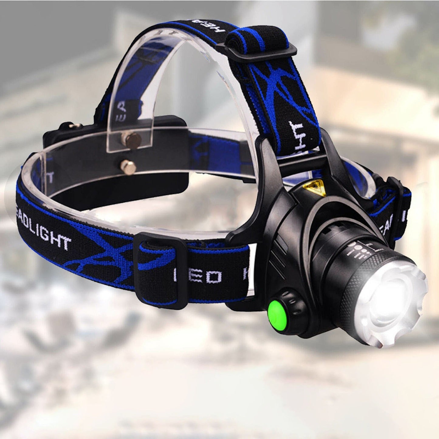 USB Rechargeable LED Head Torch Waterproof Camping Headlight