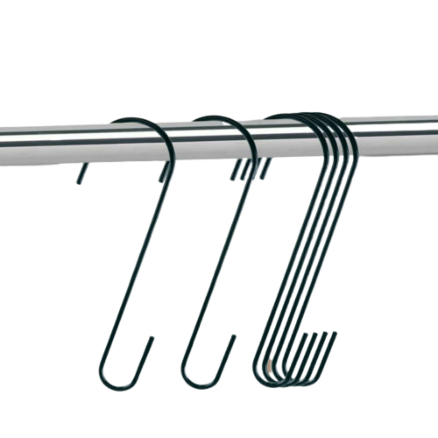 10pcs Hanging Basket Hooks Powder Coated Easy Hang for 225mm
