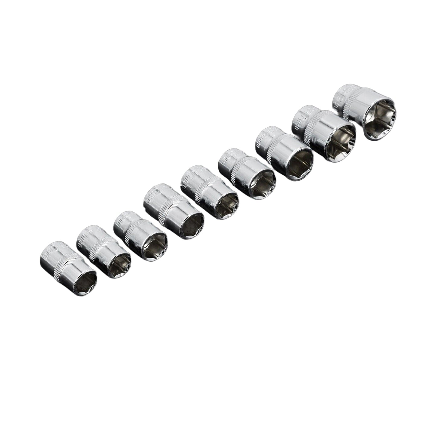 CRV Drive Sockets Set Power Tools Sizes 5 to 21mm