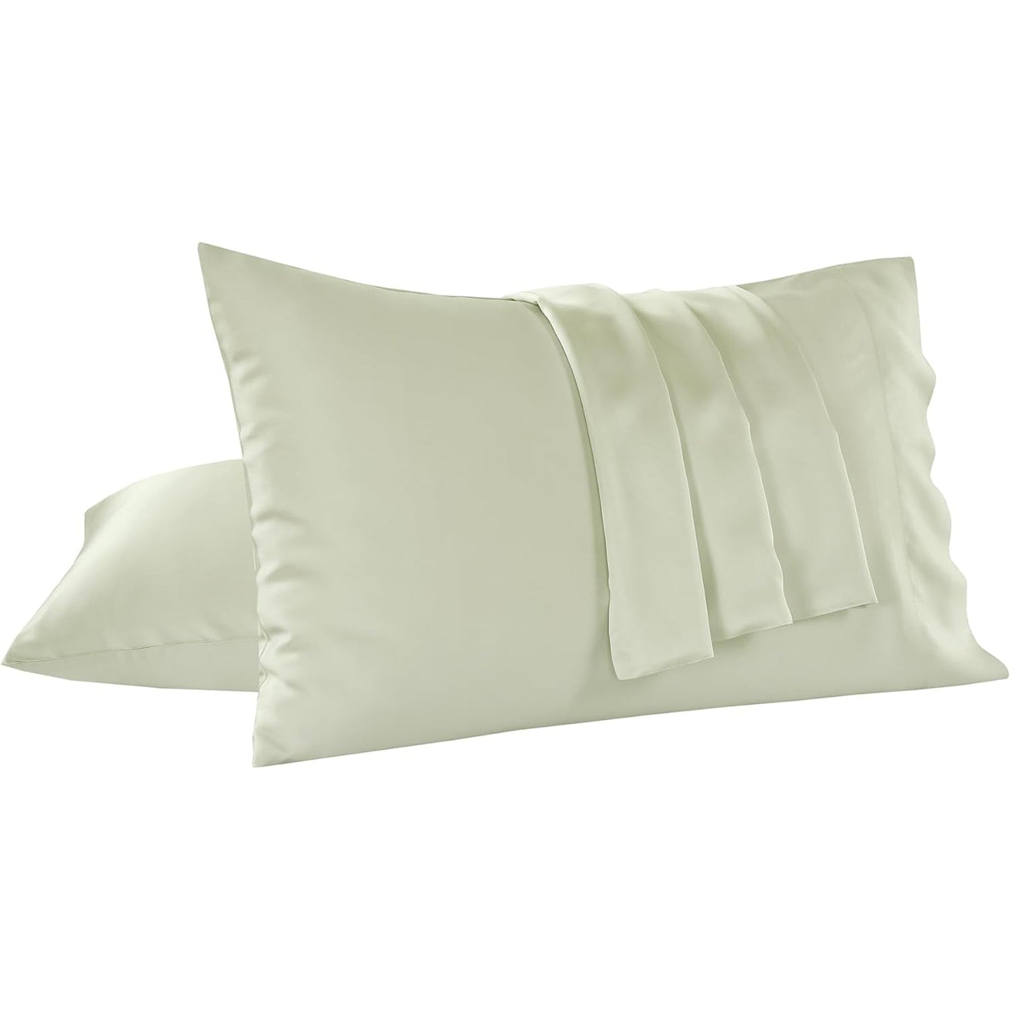 2 Pack Cooling Breathable Pillowcase with Envelope Closure - Sage Green